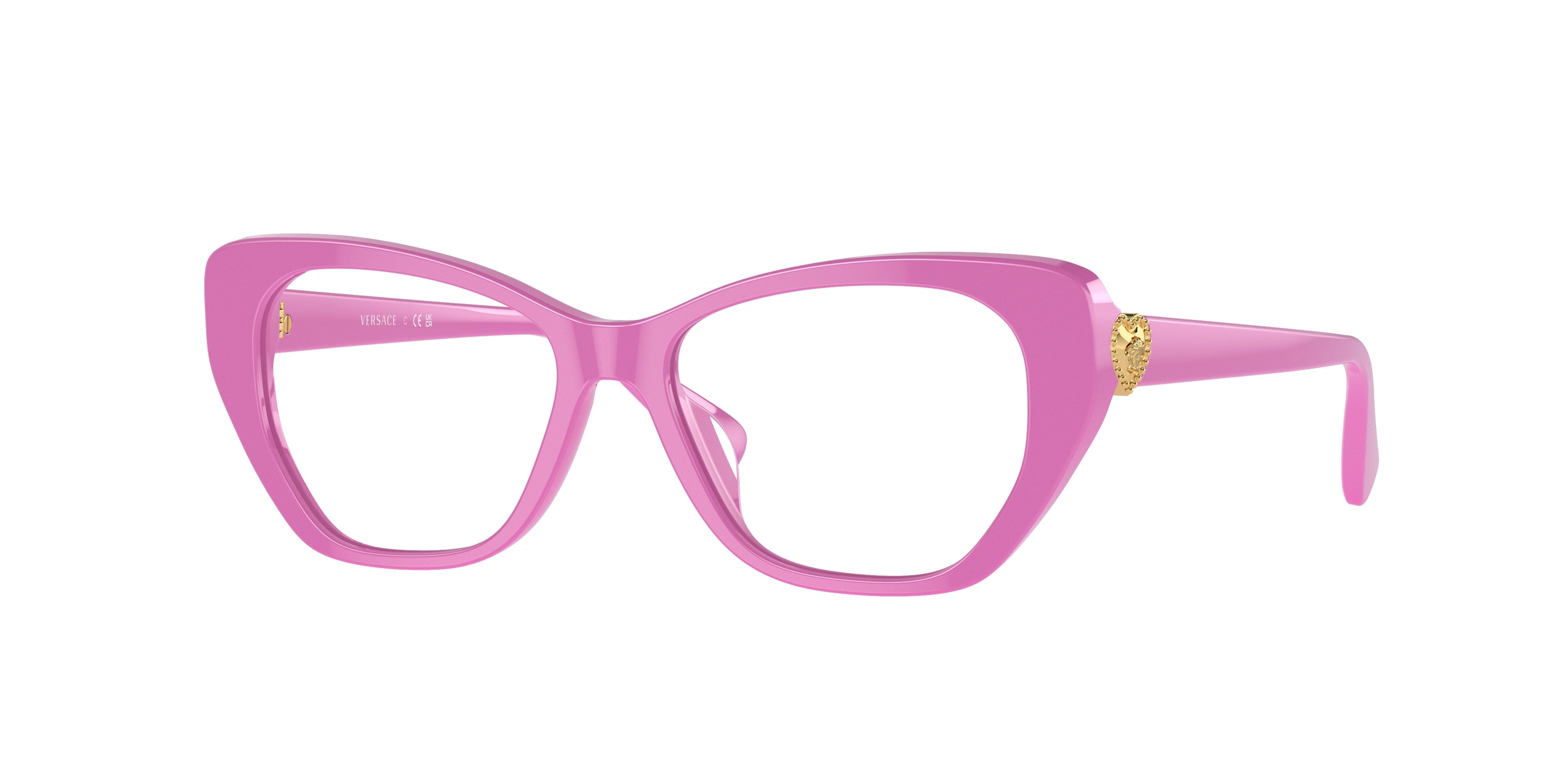 Versace Kids VK3005U Irregular Eyeglasses  5425-Pink 47-130-14 - Color Map Pink