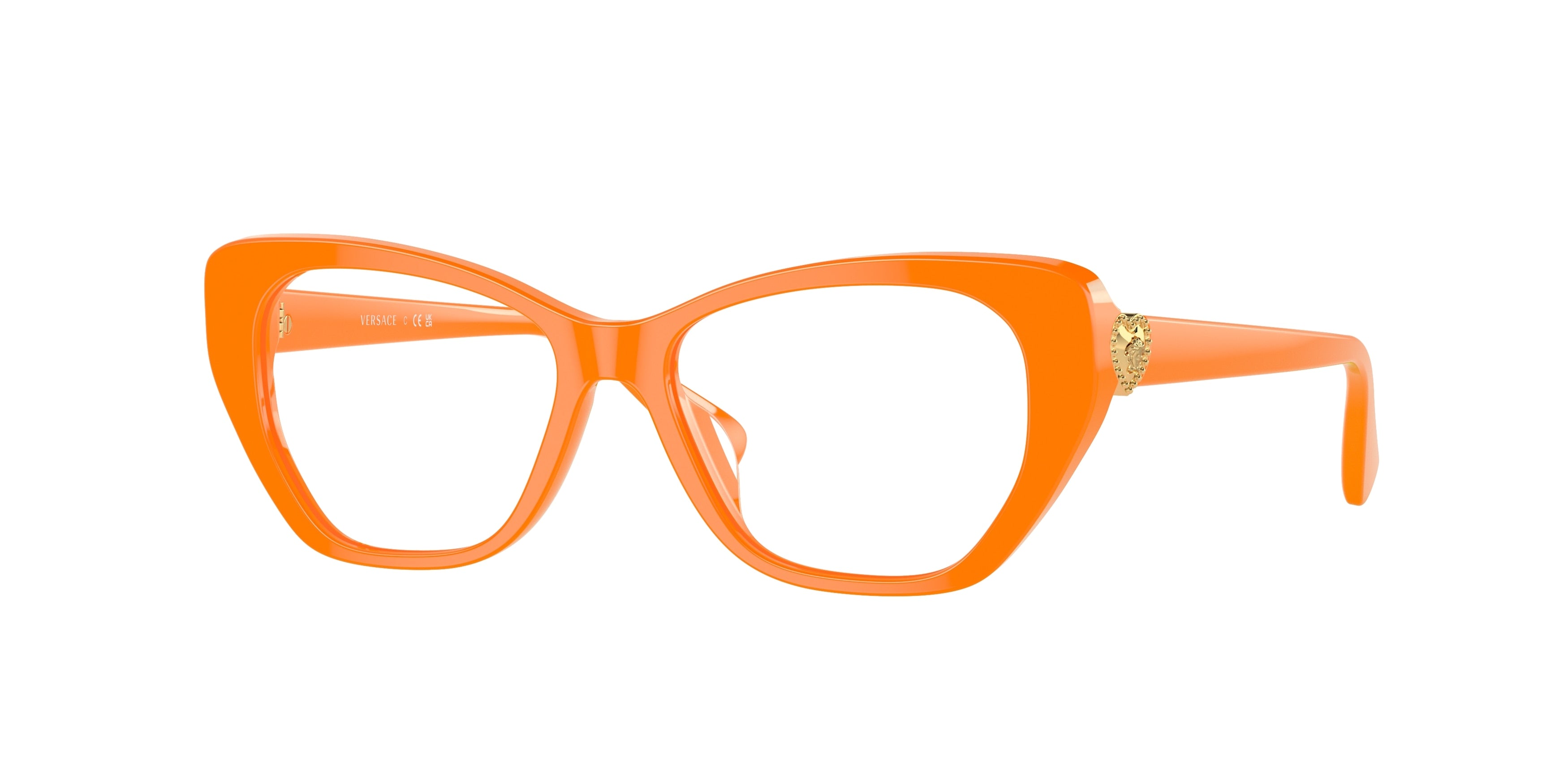 Versace Kids VK3005U Irregular Eyeglasses  5426-Marigold 47-130-14 - Color Map Orange