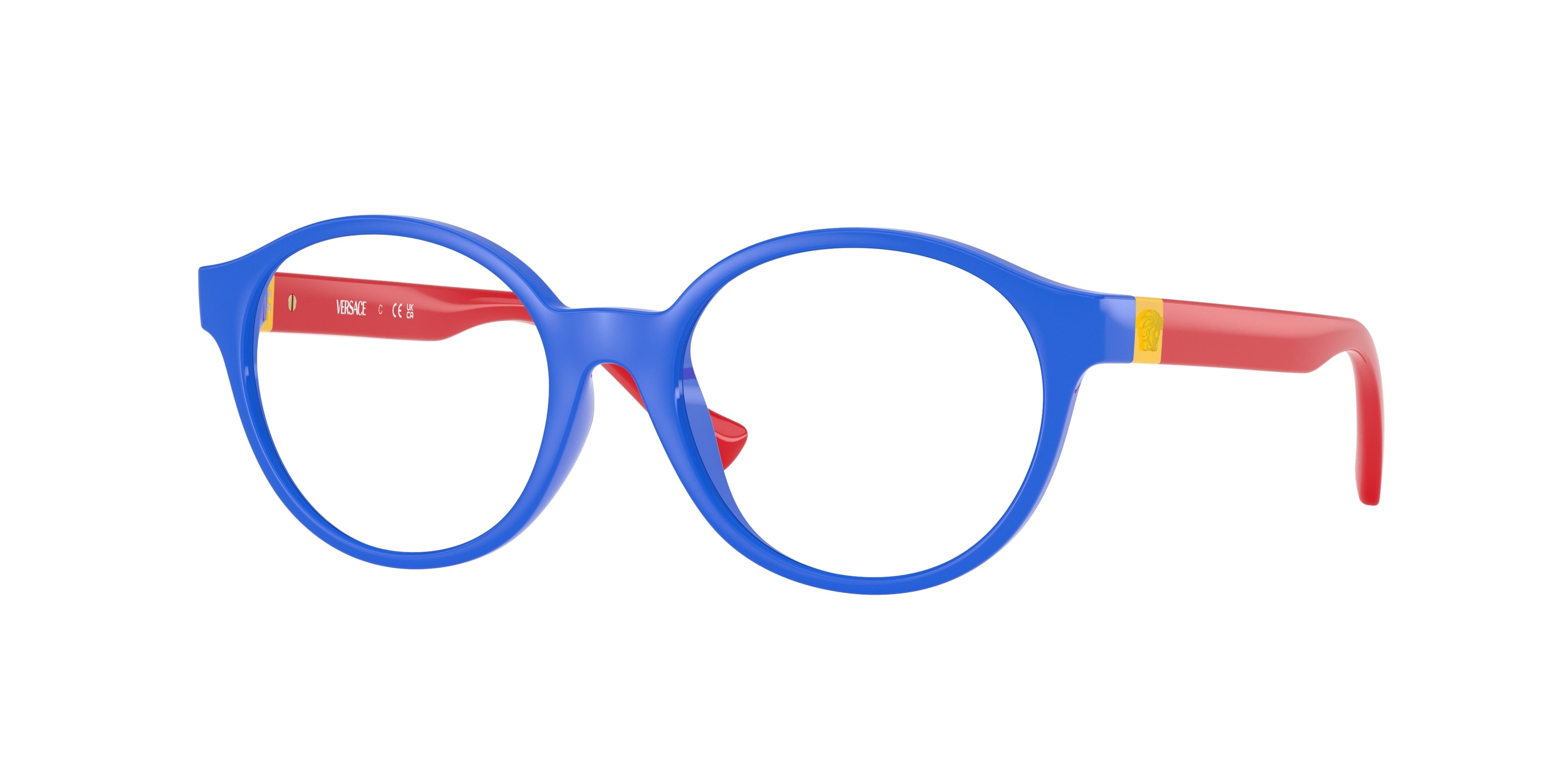 Versace Kids VK3007U Phantos Eyeglasses  5482-Full Blue 48-130-16 - Color Map Blue