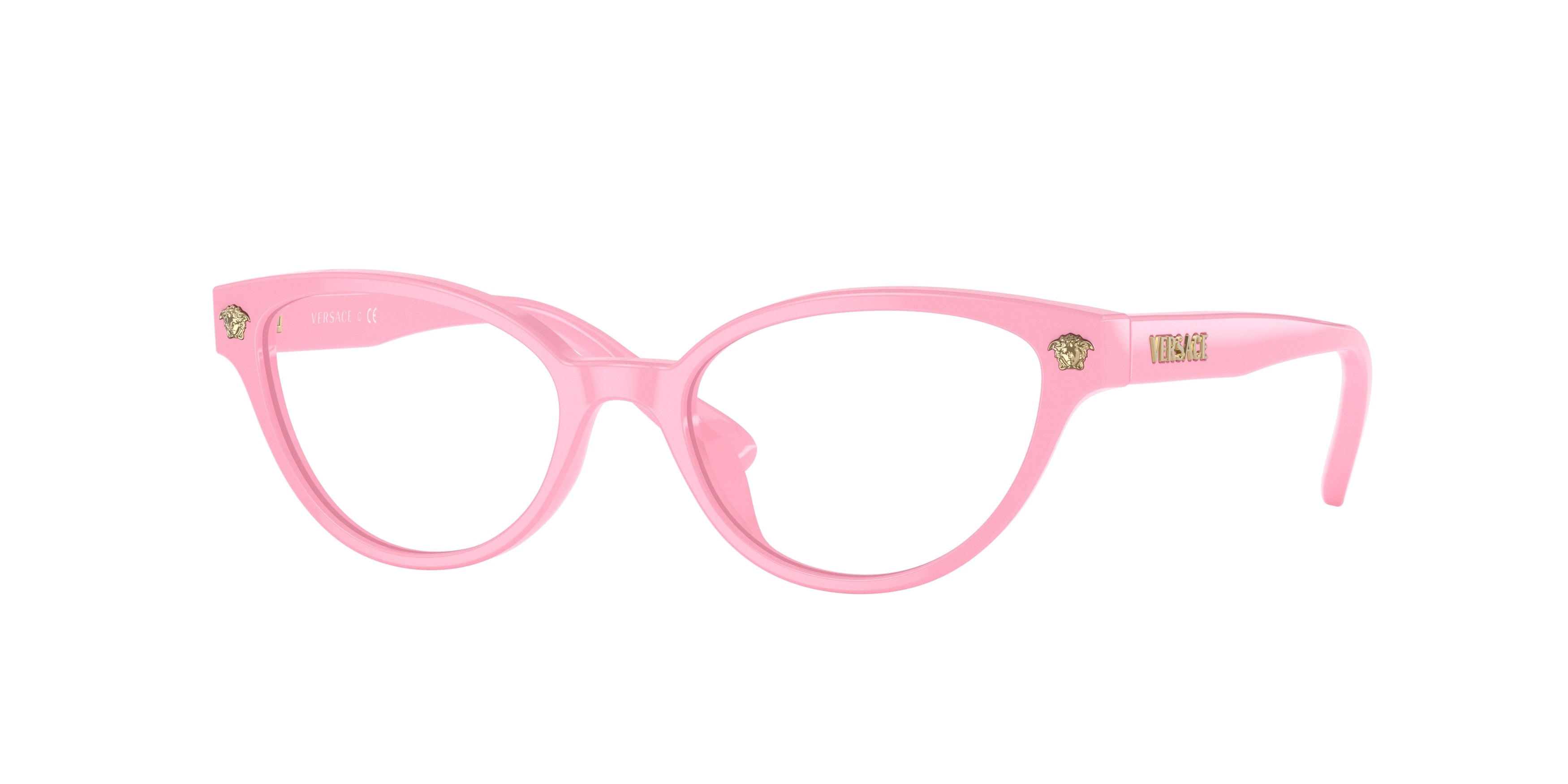 Versace Kids VK3322U Cat Eye Eyeglasses  5376-Pink 47-130-16 - Color Map Pink