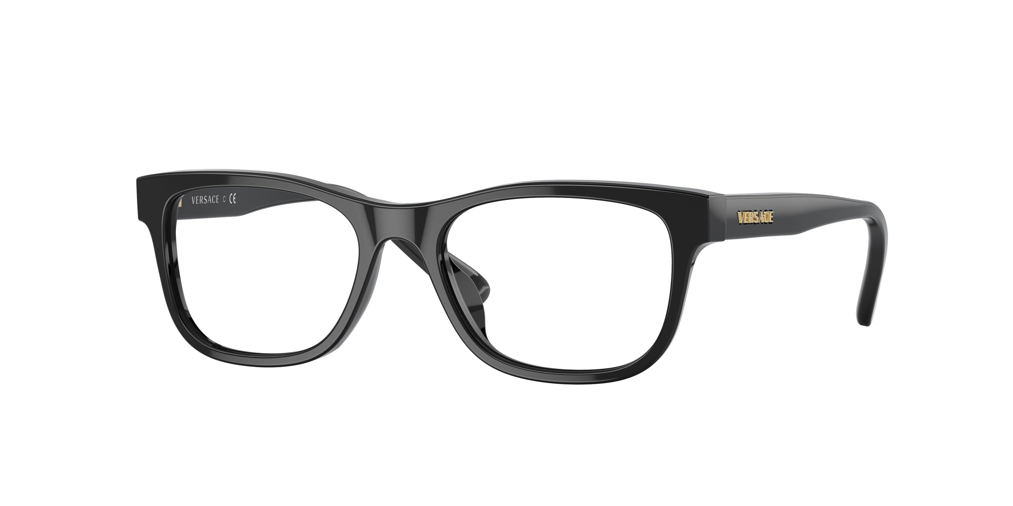 Versace Kids VK3325U Pillow Eyeglasses  GB1-Black 47-130-16 - Color Map Black