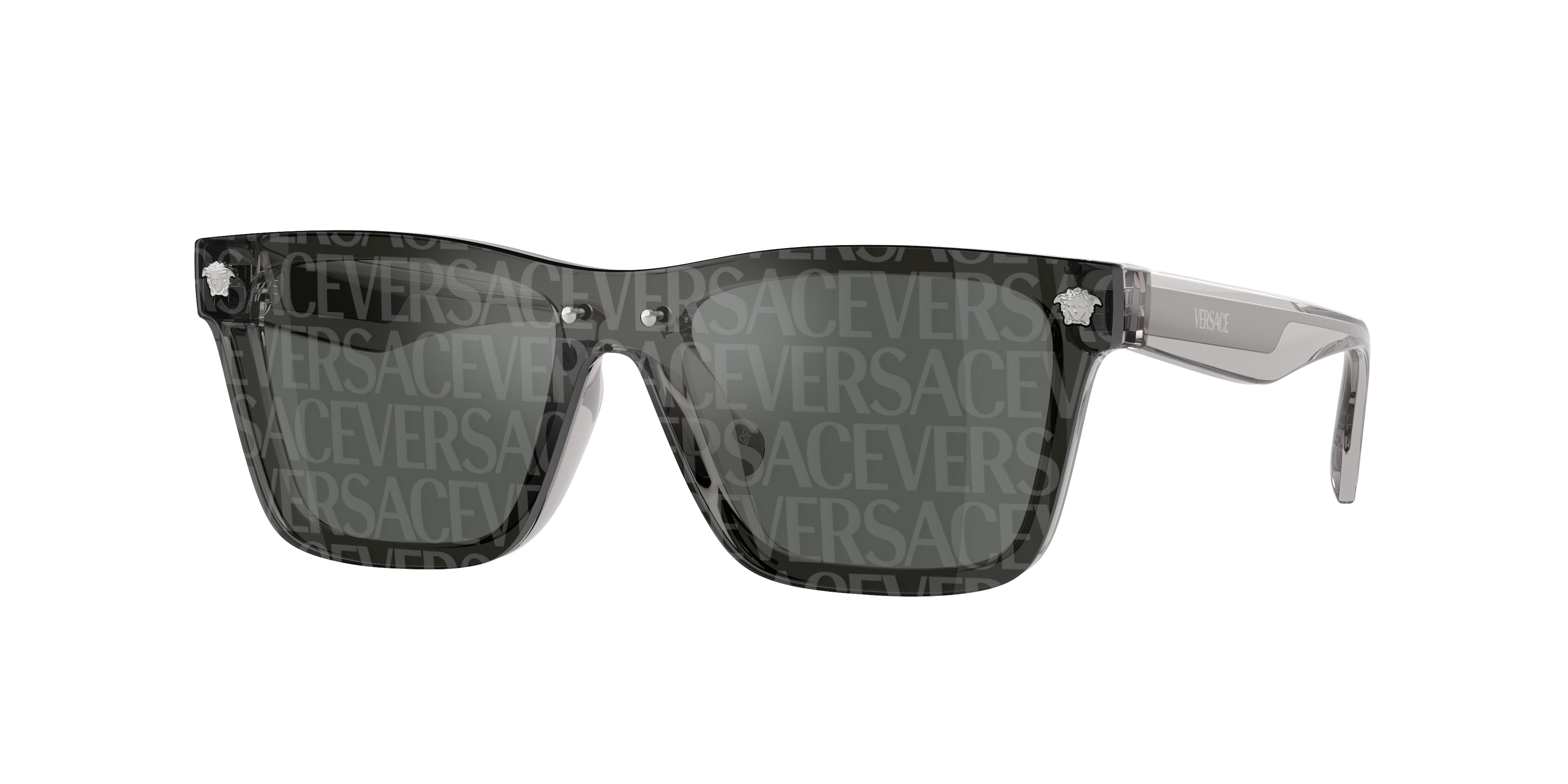 Versace Kids VK4004U Rectangle Sunglasses  593/AI-Grey 28-130-128 - Color Map Grey