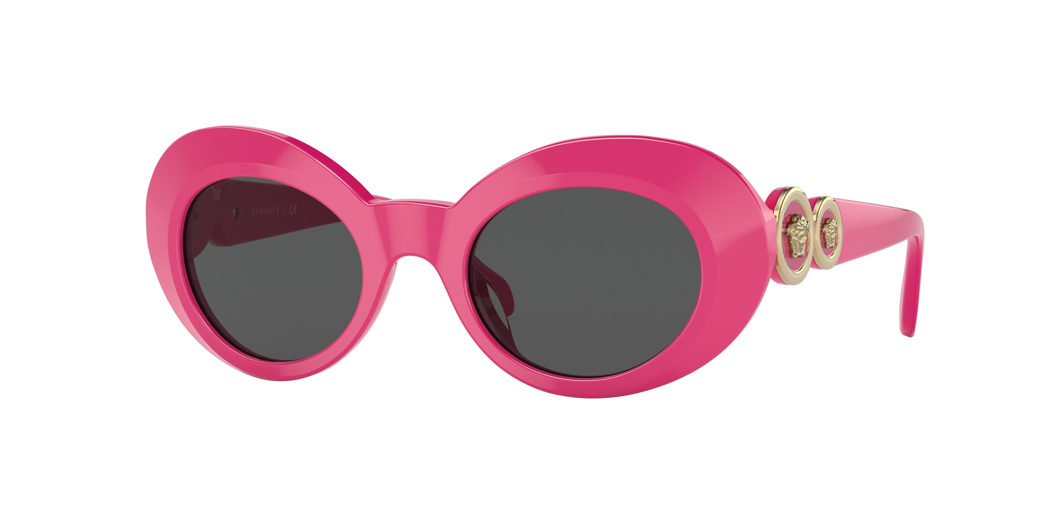 Versace Kids VK4428U Oval Sunglasses  536787-Fuchsia 45-130-20 - Color Map Pink