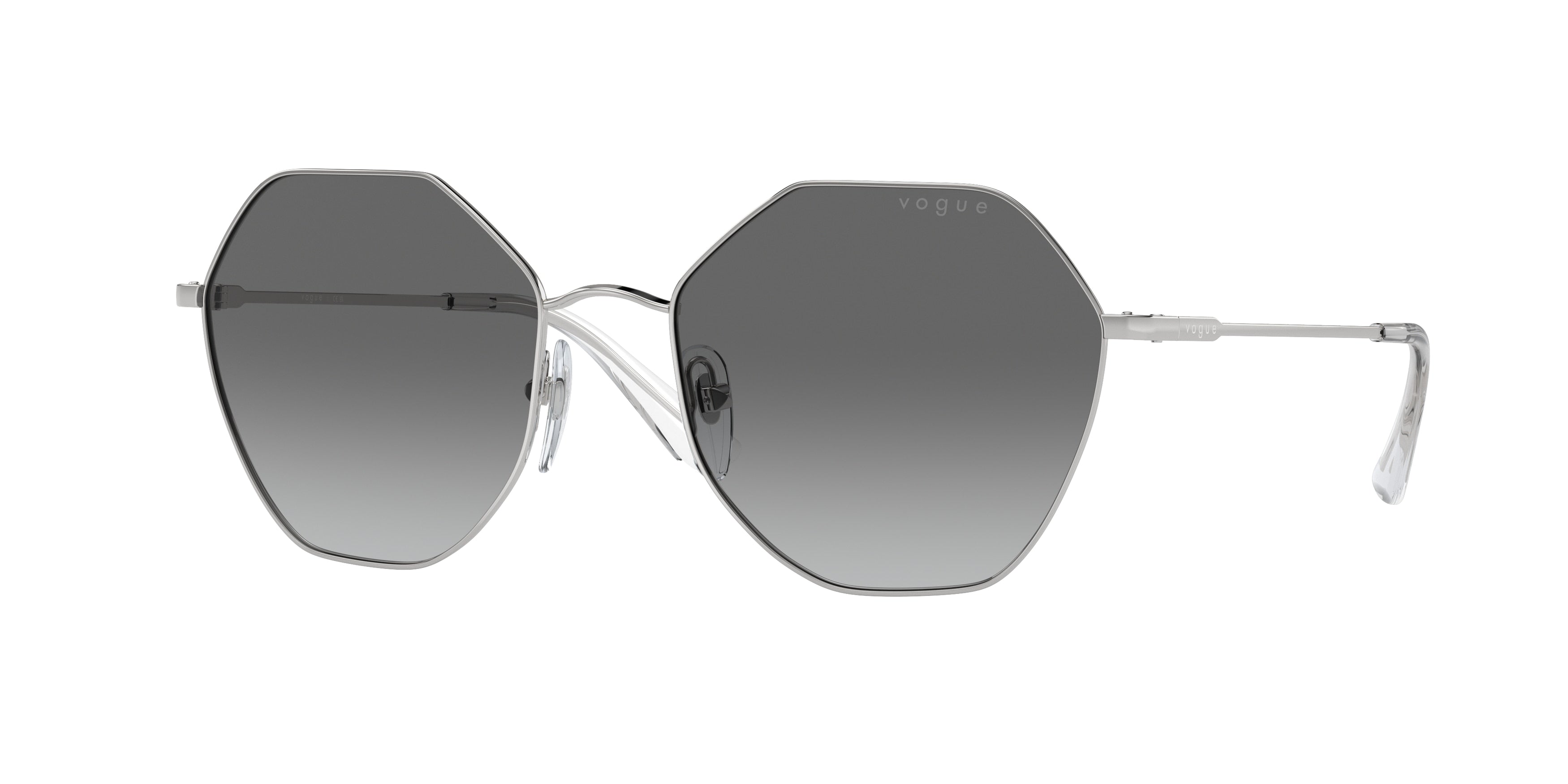 Vogue VO4180S Irregular Sunglasses  323/11-Silver 54-135-18 - Color Map Silver