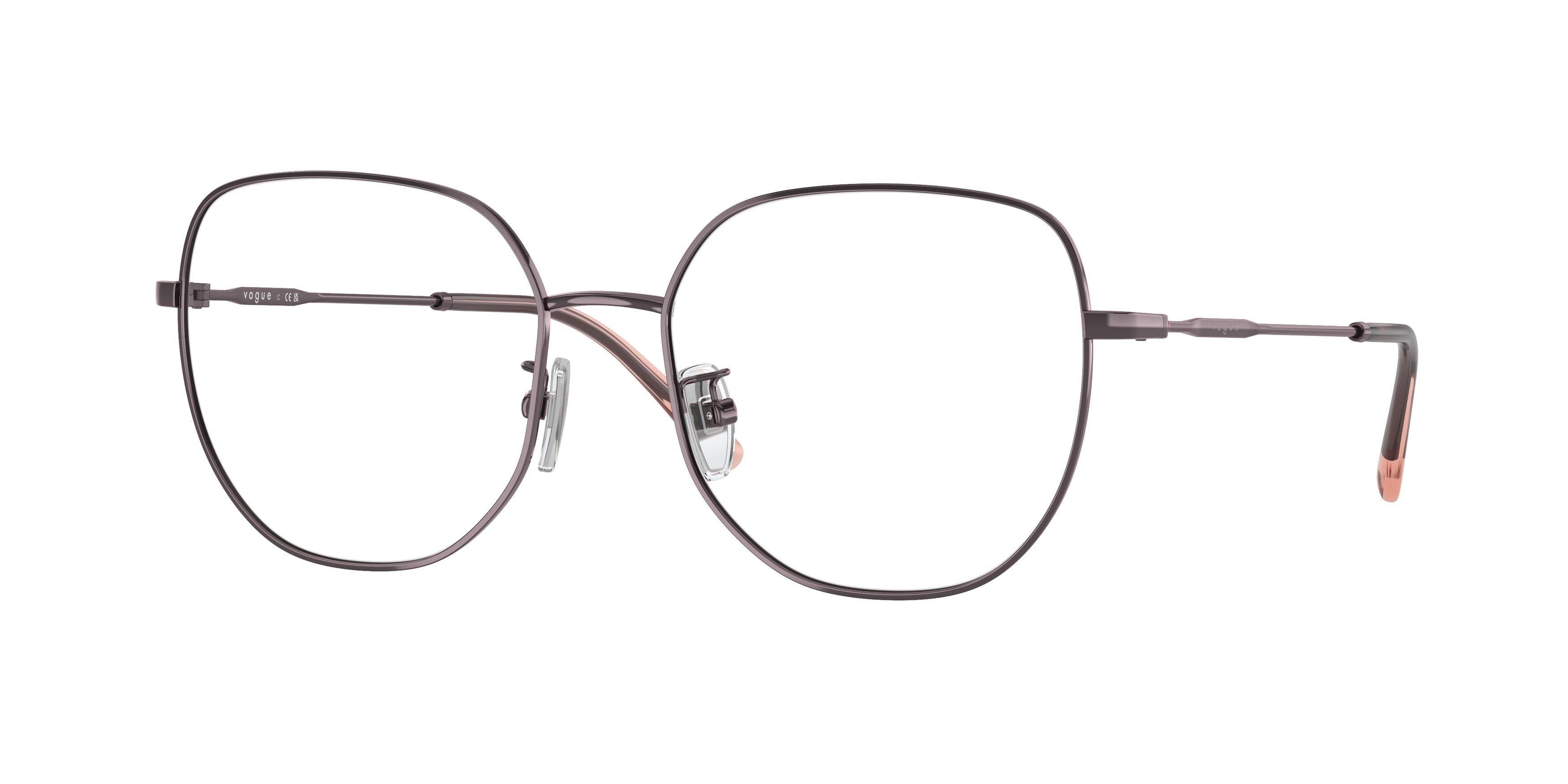 Vogue VO4296D Irregular Eyeglasses  5149-Light Violet 54-140-17 - Color Map Violet