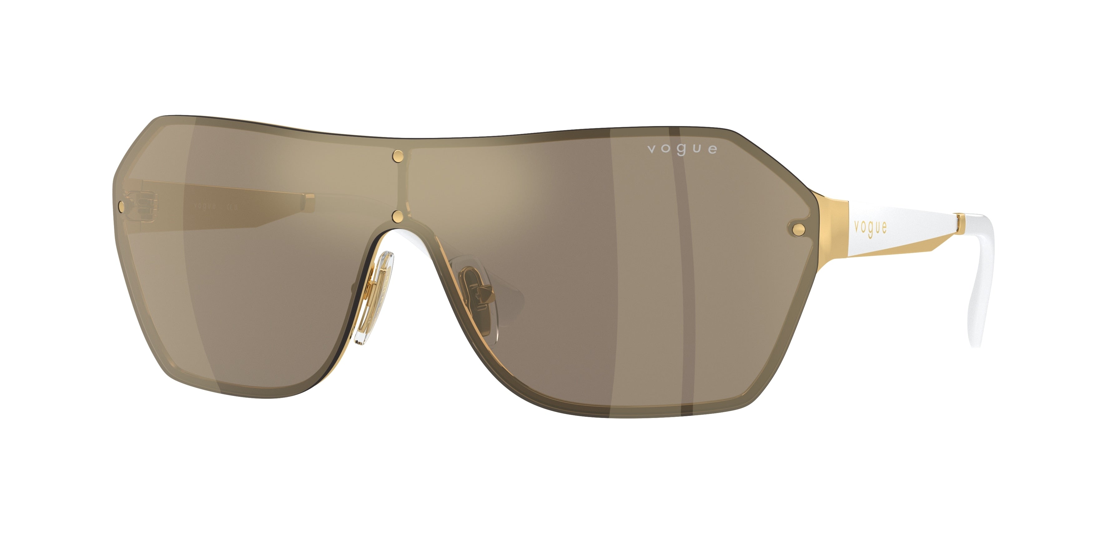 Vogue VO4302S Irregular Sunglasses  280/5A-Gold 41-130-141 - Color Map Gold