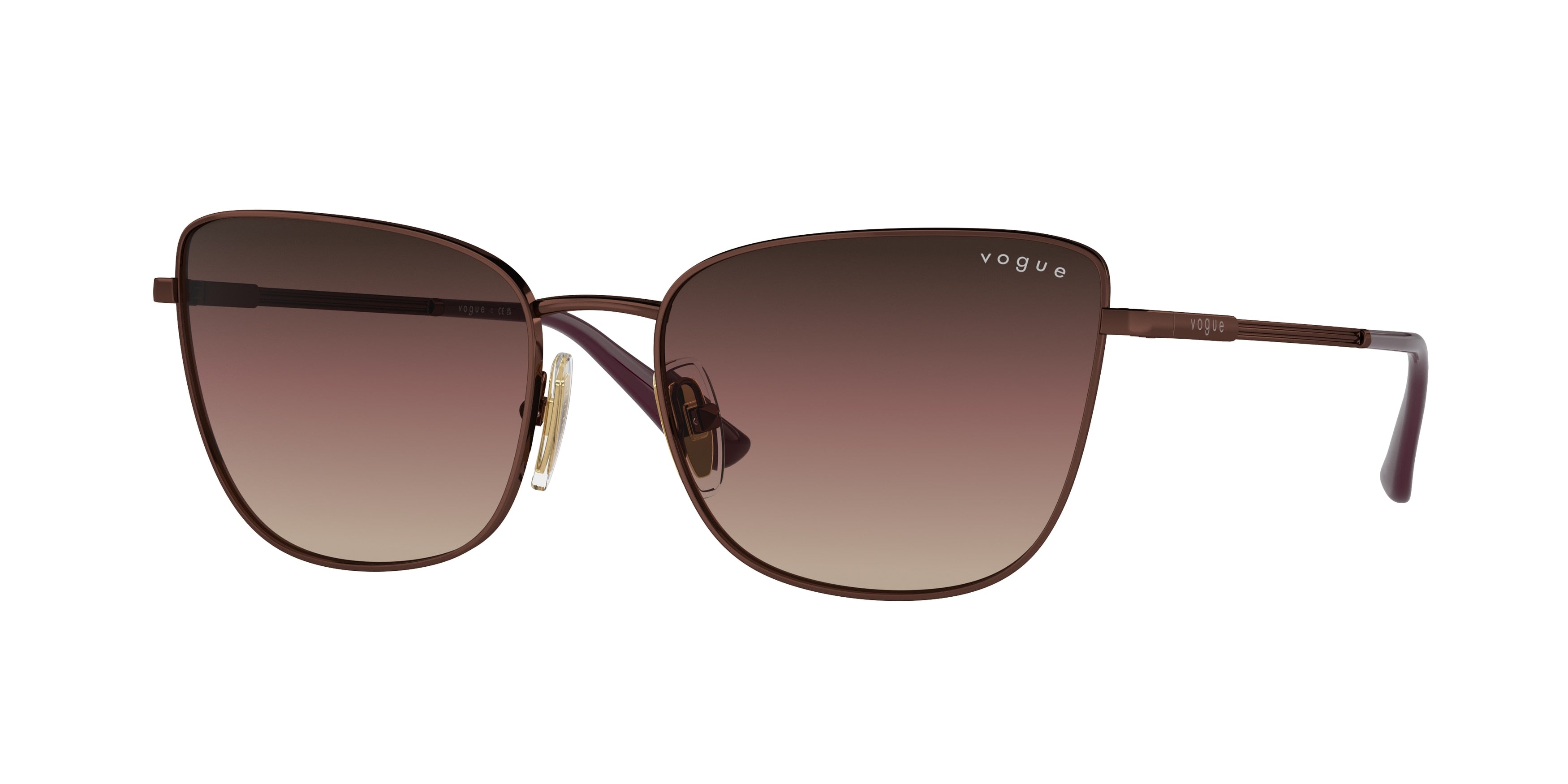 Vogue VO4308S Butterfly Sunglasses  5074E2-Copper 56-140-17 - Color Map Copper