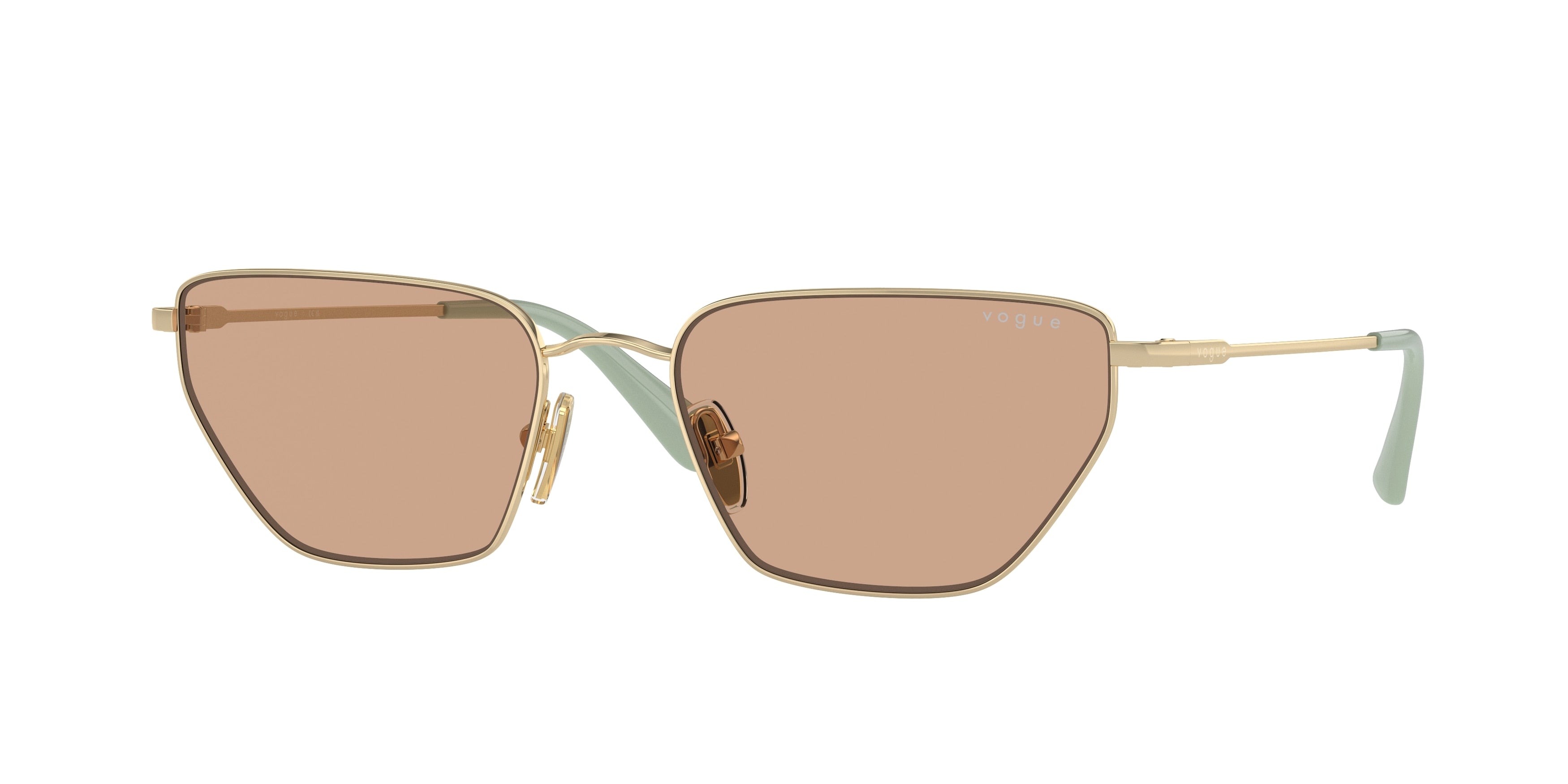 Vogue VO4316S Irregular Sunglasses  848/3-Pale Gold 56-135-18 - Color Map Gold