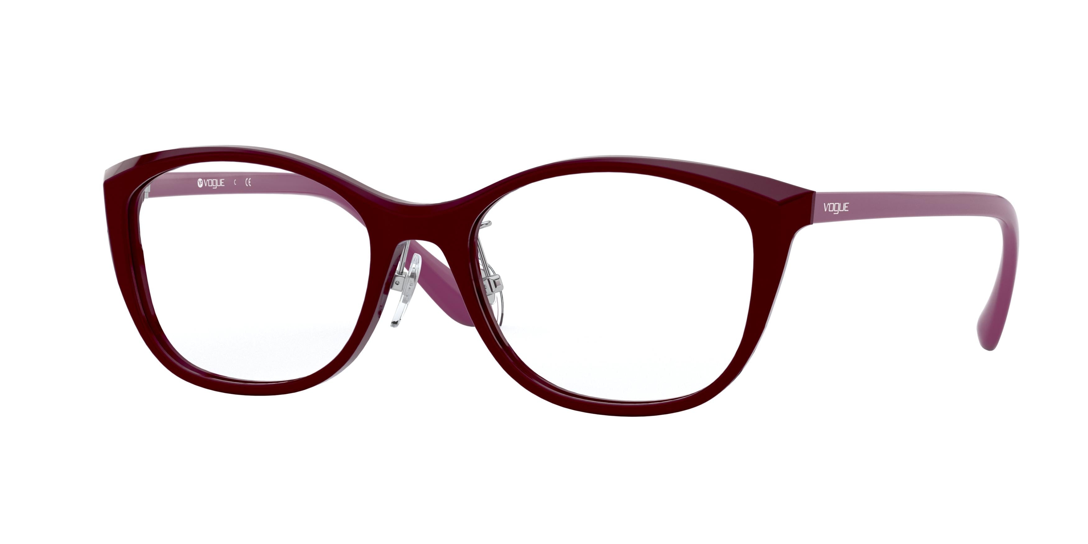 Vogue VO5296D Pillow Eyeglasses  2307-Bordeaux 54-140-18 - Color Map Red