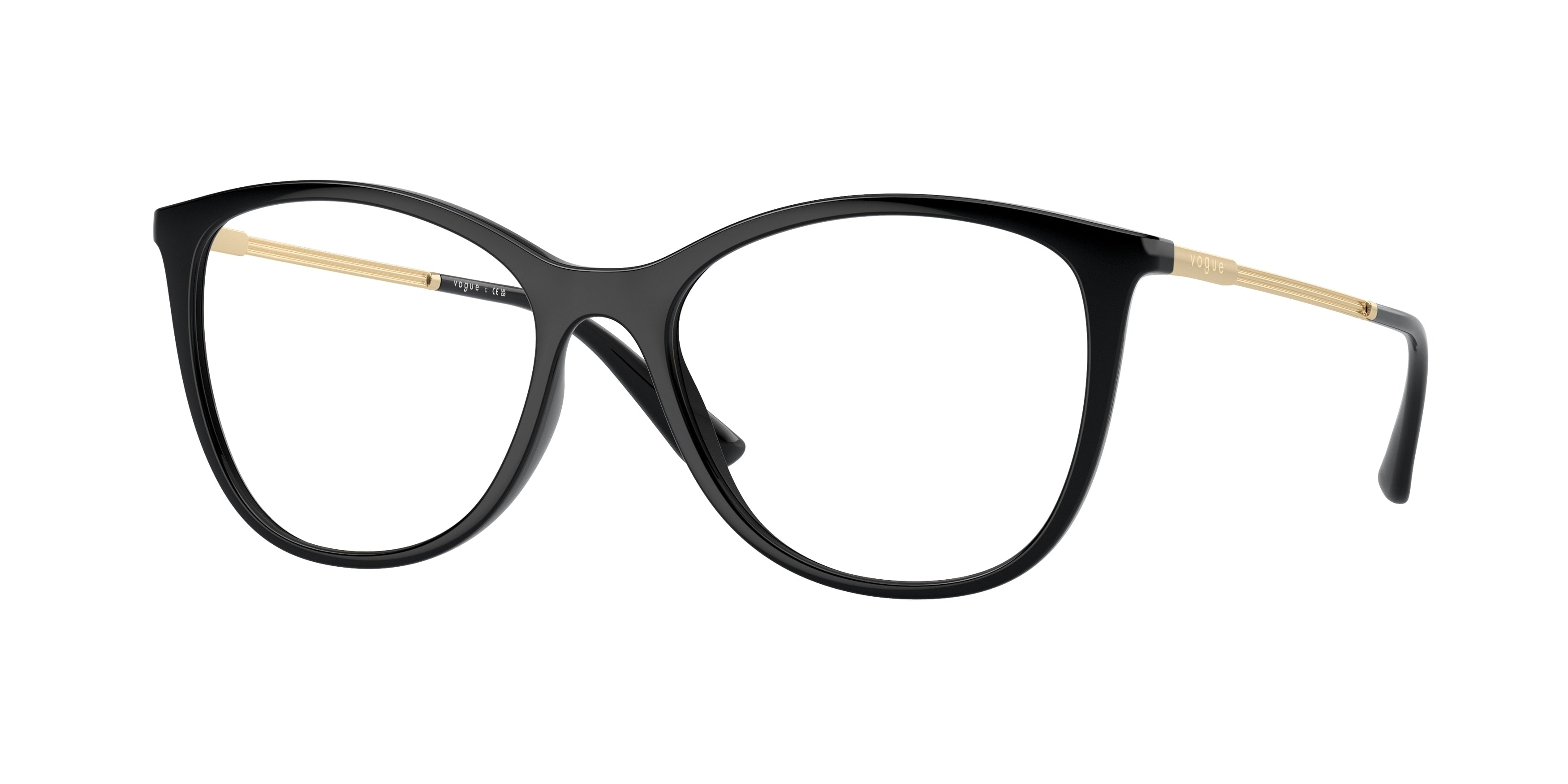 Vogue VO5562 Phantos Eyeglasses  W44-Black 54-140-17 - Color Map Black