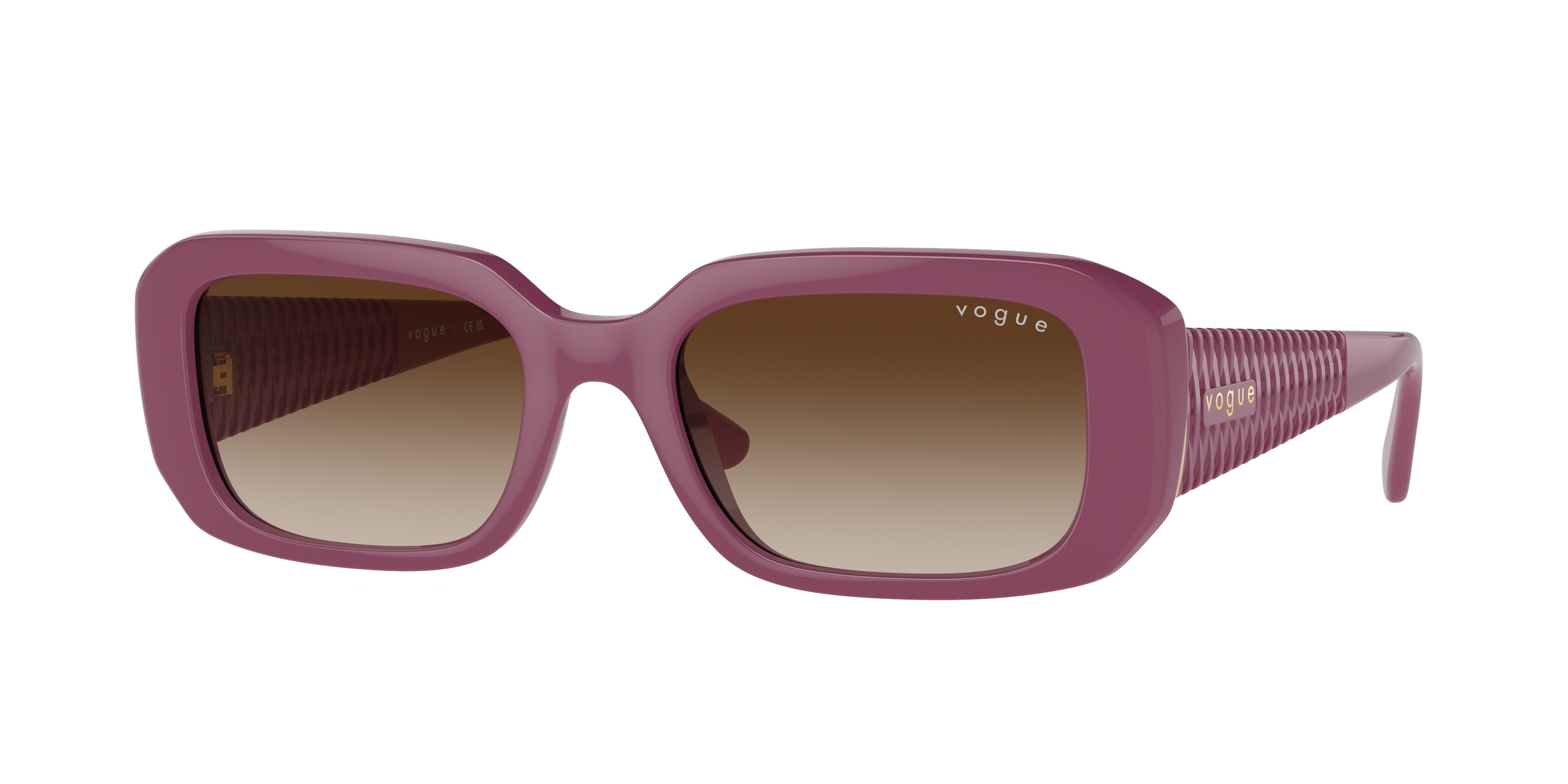 Vogue VO5565S Pillow Sunglasses  312313-Full Purple 53-135-19 - Color Map Violet