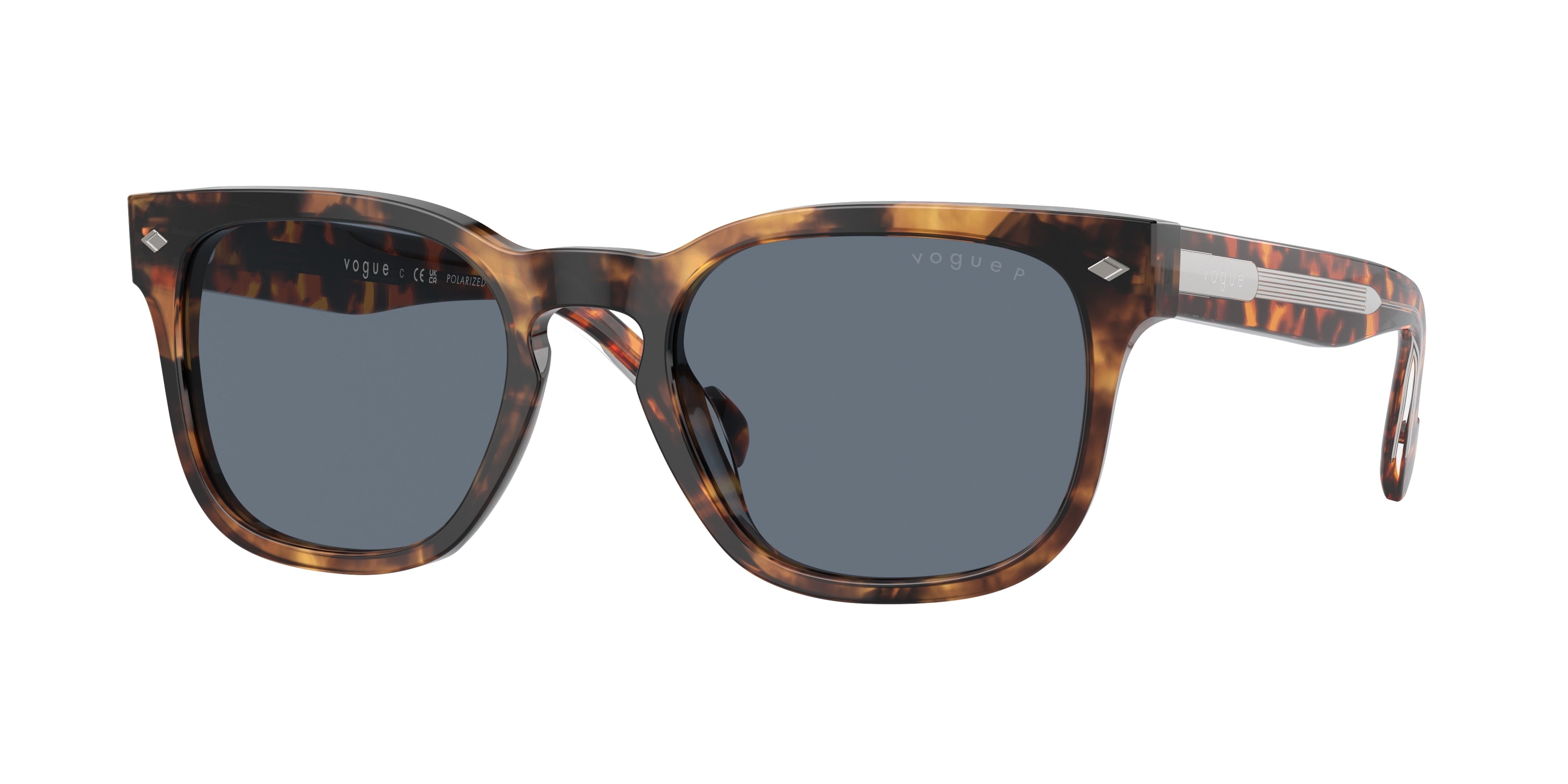 Vogue VO5571S Square Sunglasses  28194Y-Honey Havana 53-145-21 - Color Map Tortoise