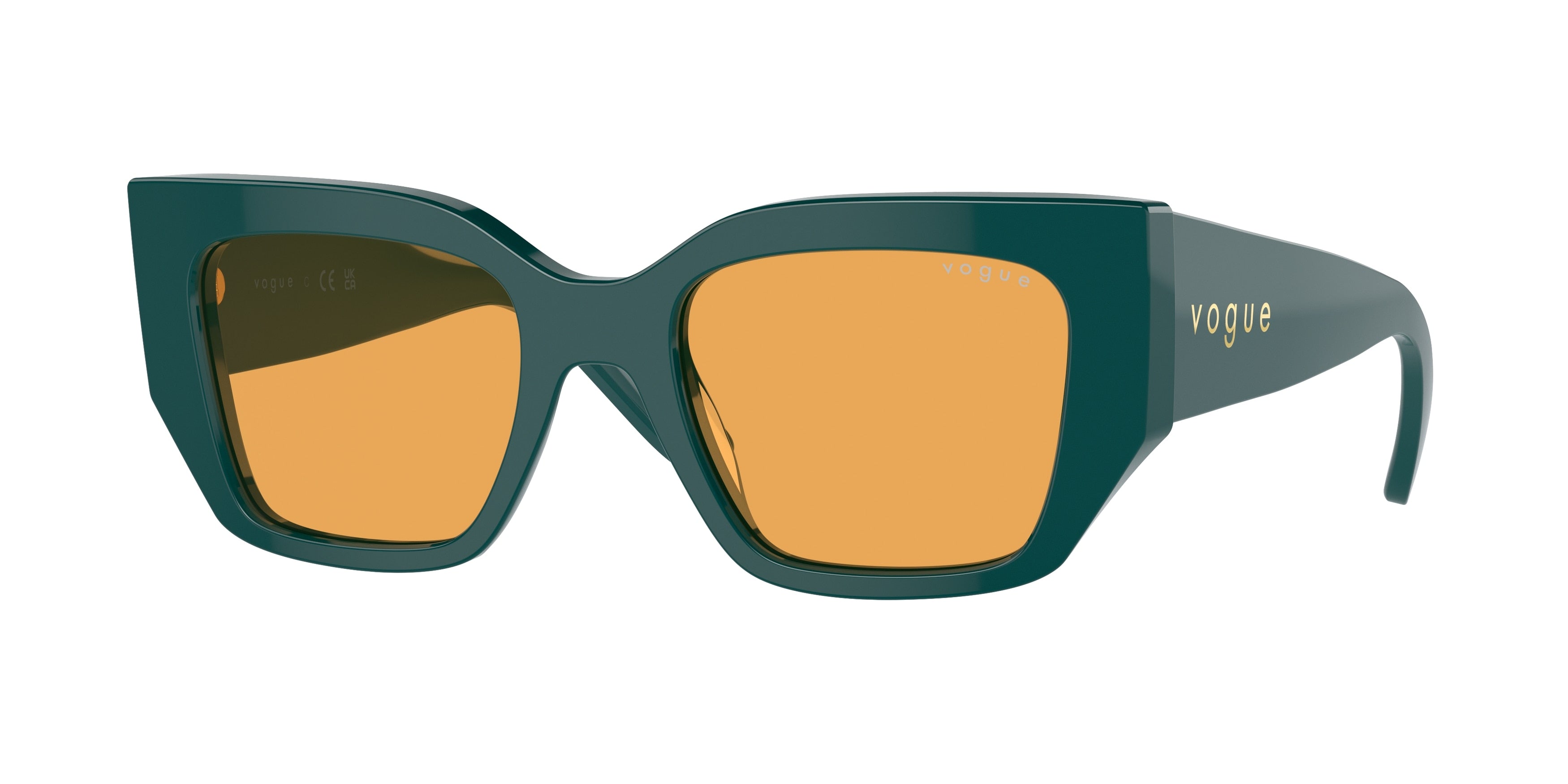 Vogue VO5583S Irregular Sunglasses  3163/7-Full Octanium 51-140-20 - Color Map Green