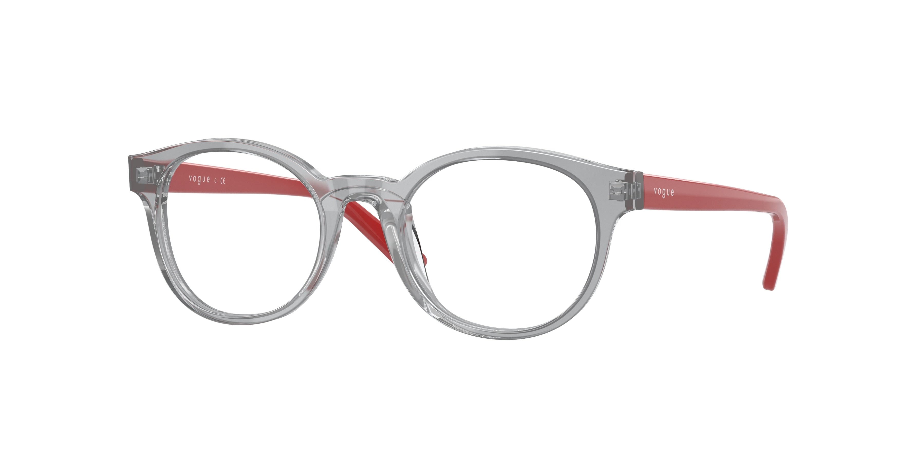 VOGUE JUNIOR OPHTHAL VY2008 Pillow Eyeglasses  2820-Transparent Grey 45-125-18 - Color Map Grey