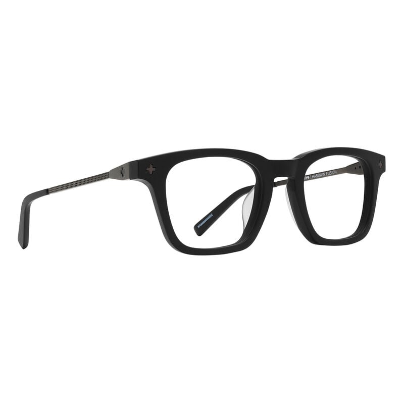 Spy Hardwin Fusion 50 Eyeglasses  Matte Black Matte Dark Gunmetal Small