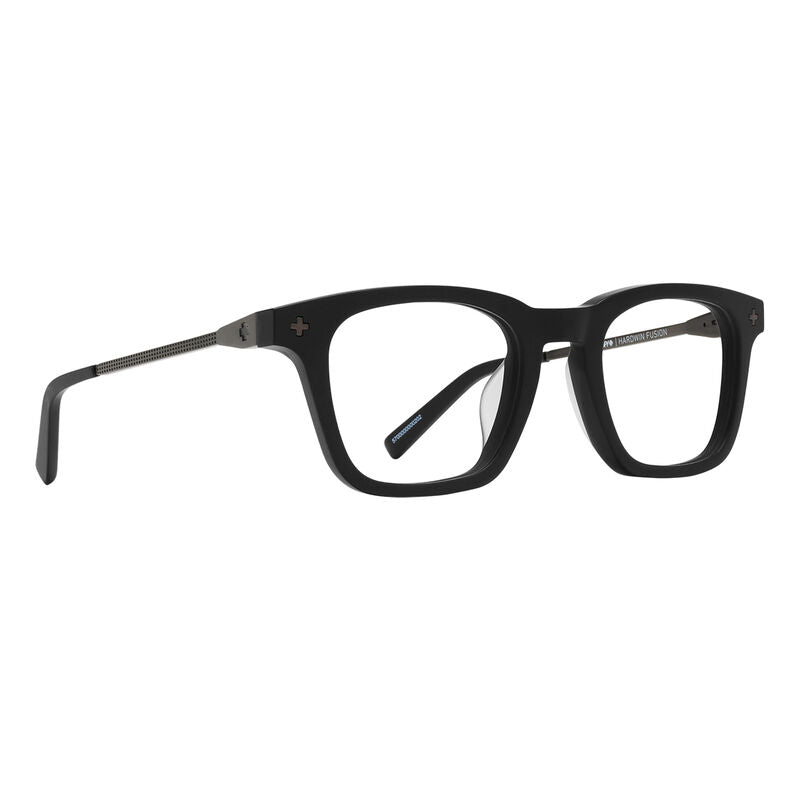 Spy Hardwin Fusion 52 Eyeglasses  Matte Black Matte Dark Gunmetal Small