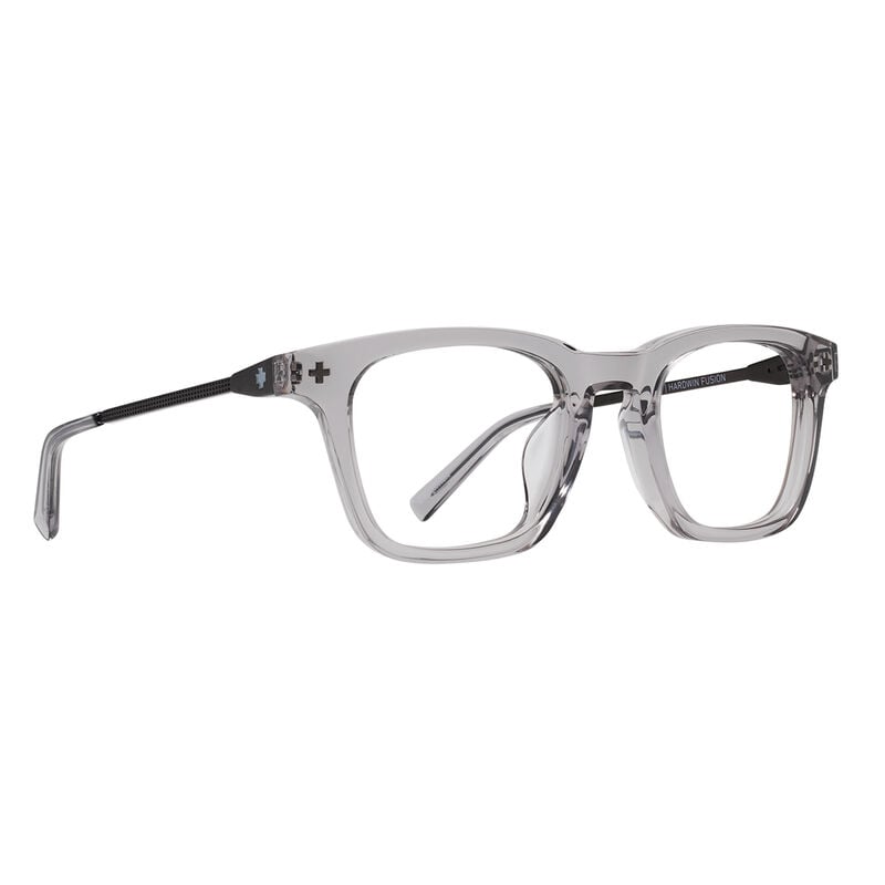 Spy Hardwin Fusion 52 Eyeglasses  Crystal Smoke Matte Dark Gunmetal Small