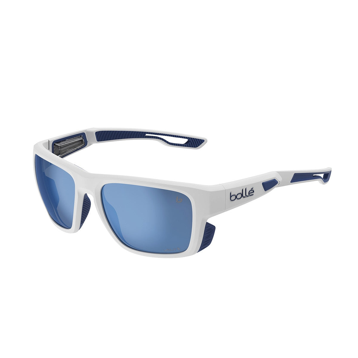 Bolle Airdrift Sunglasses  White Matte Navy Medium