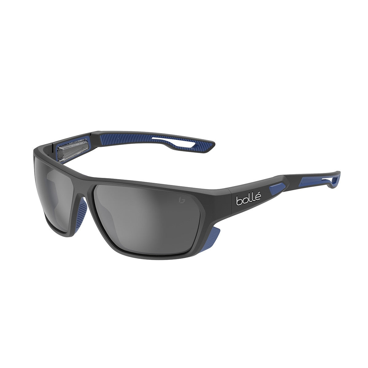 Bolle Airfin Sunglasses  Black Matte Blue Small-Medium