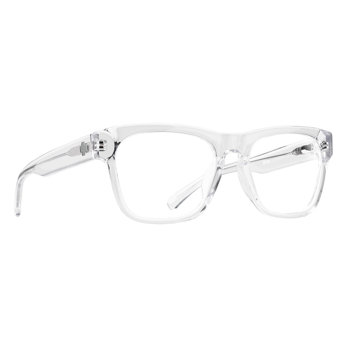 Spy Crossway Optical 56 Eyeglasses  Crystal Medium-Large