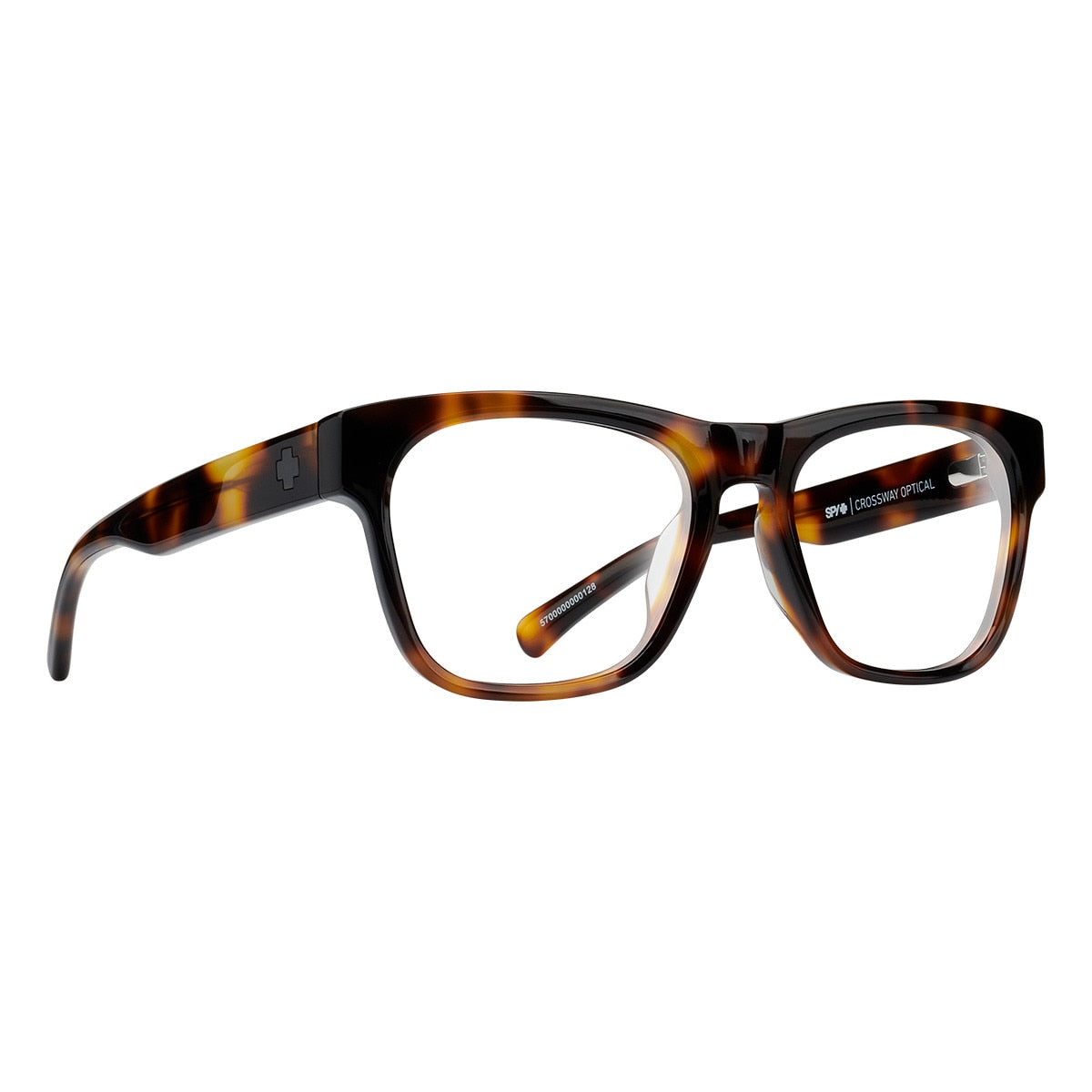 Spy Crossway Optical 56 Eyeglasses  Honey Tort Medium-Large