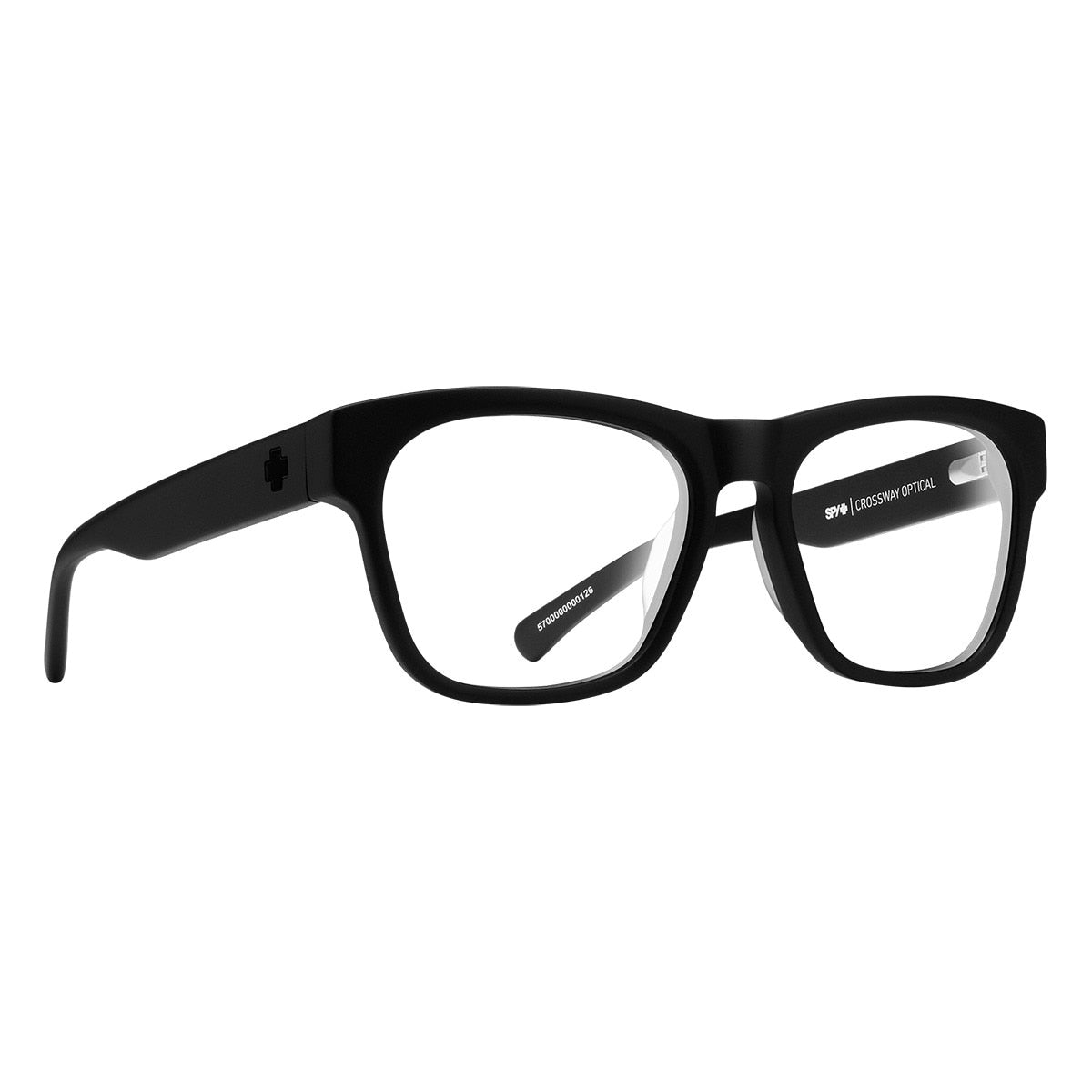 Spy Crossway Optical 56 Eyeglasses  Matte Black Medium-Large