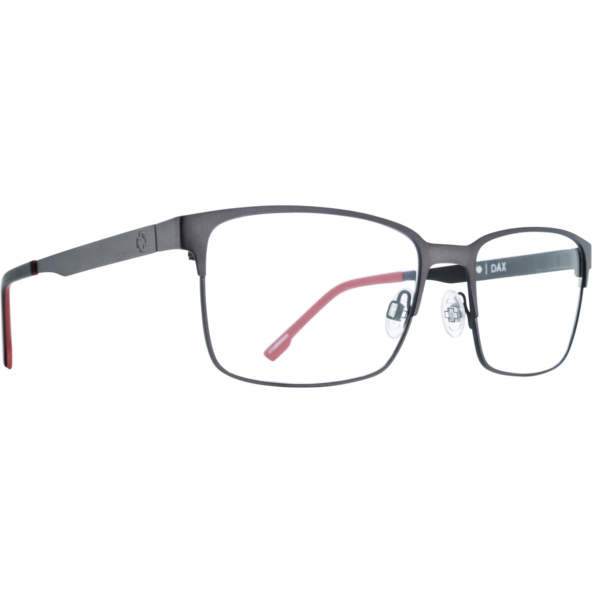 Spy Dax 57 Eyeglasses  Black Red Medium