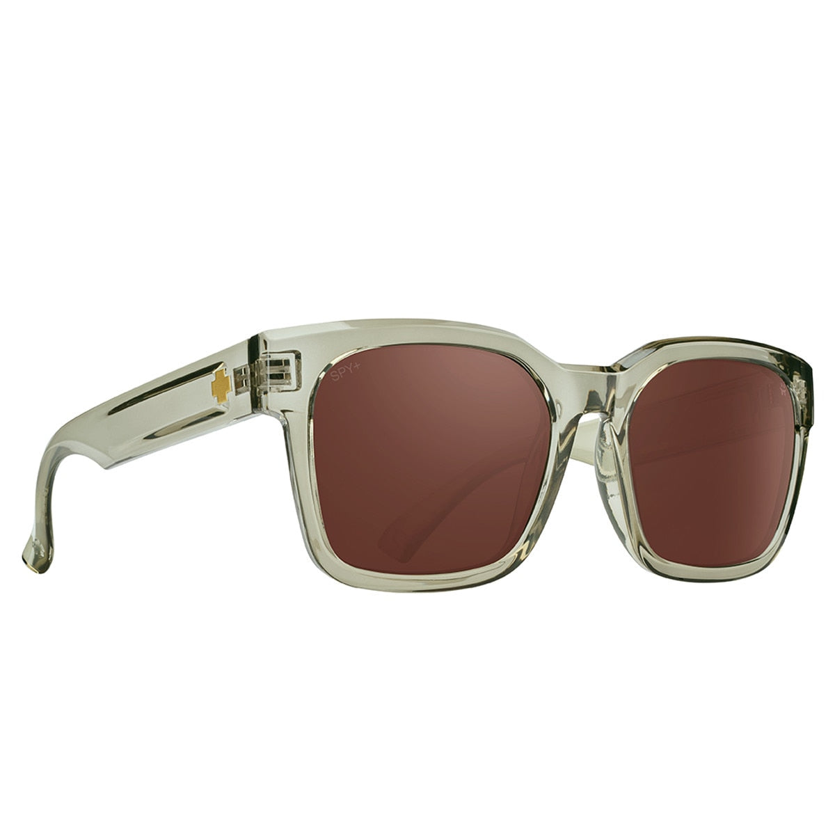 Spy Dessa Sunglasses  Translucent Dusty Olive Small-Medium