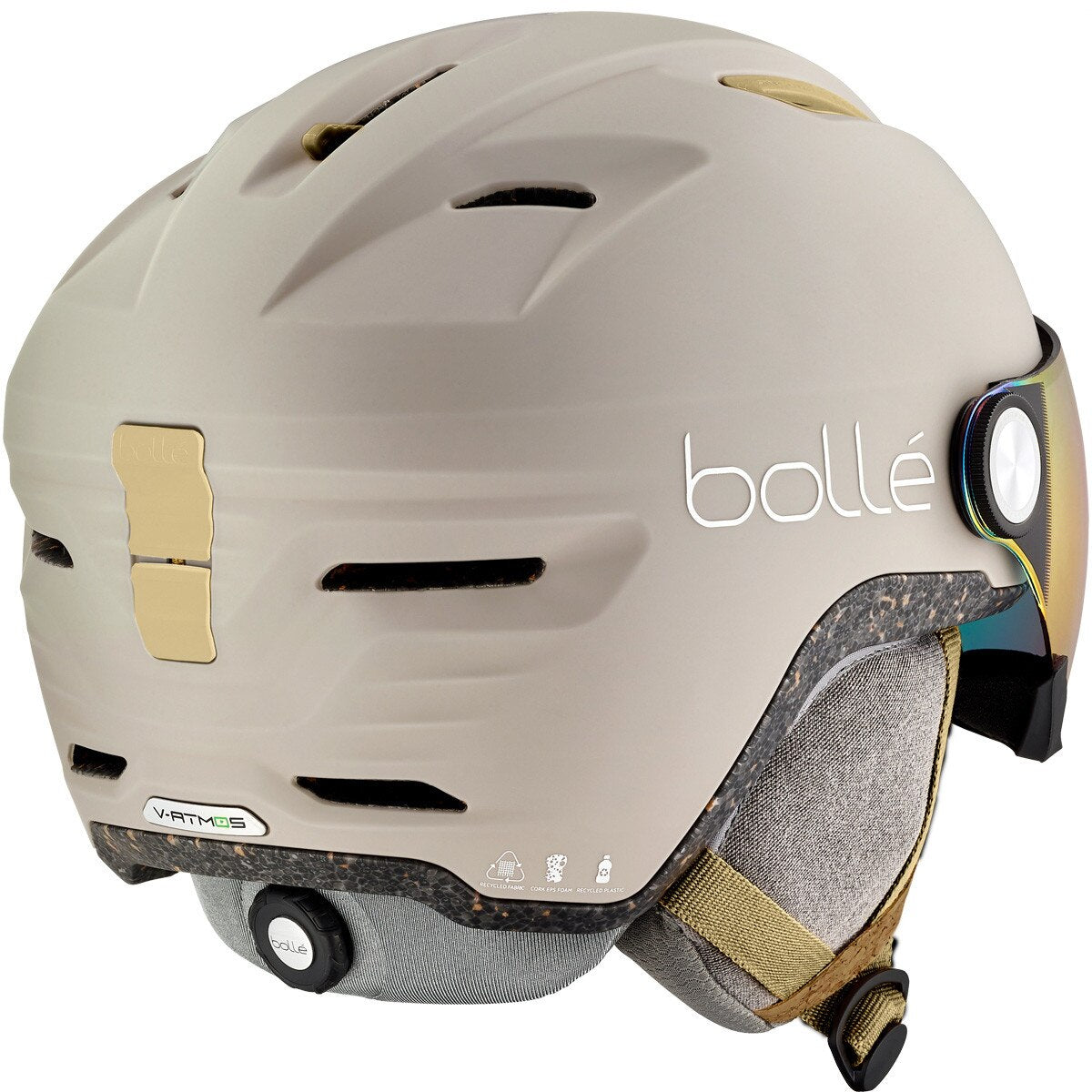 Bolle Eco V-atmos Snow Helmet  Oatmeal Matte Small S 52-55