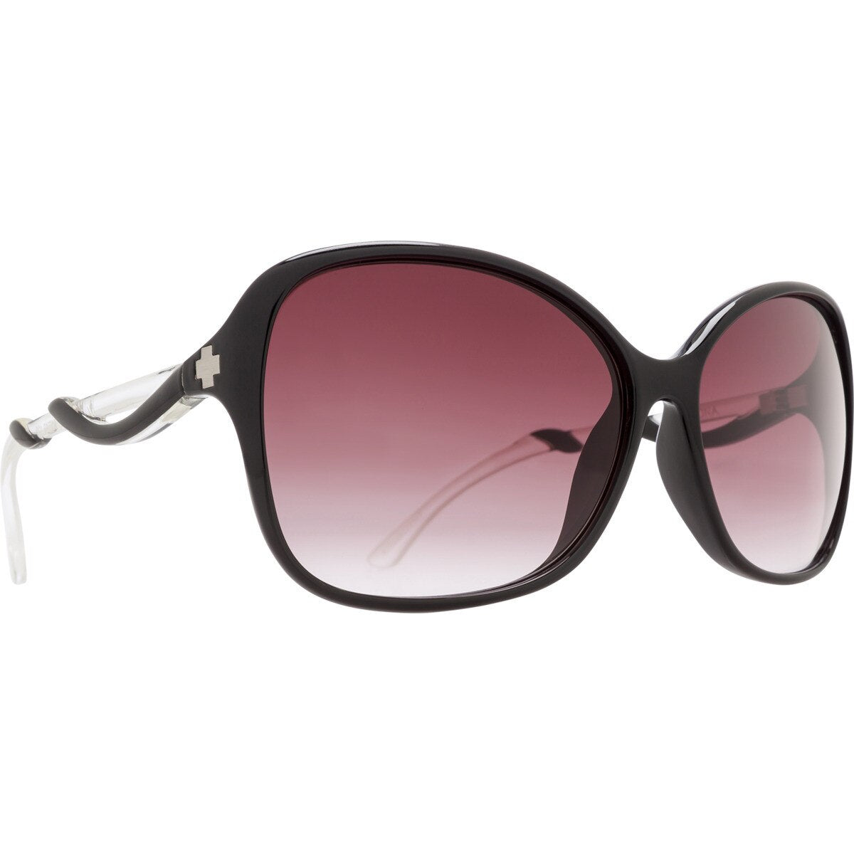 Spy Fiona Sunglasses  Black With Clear Small-Medium