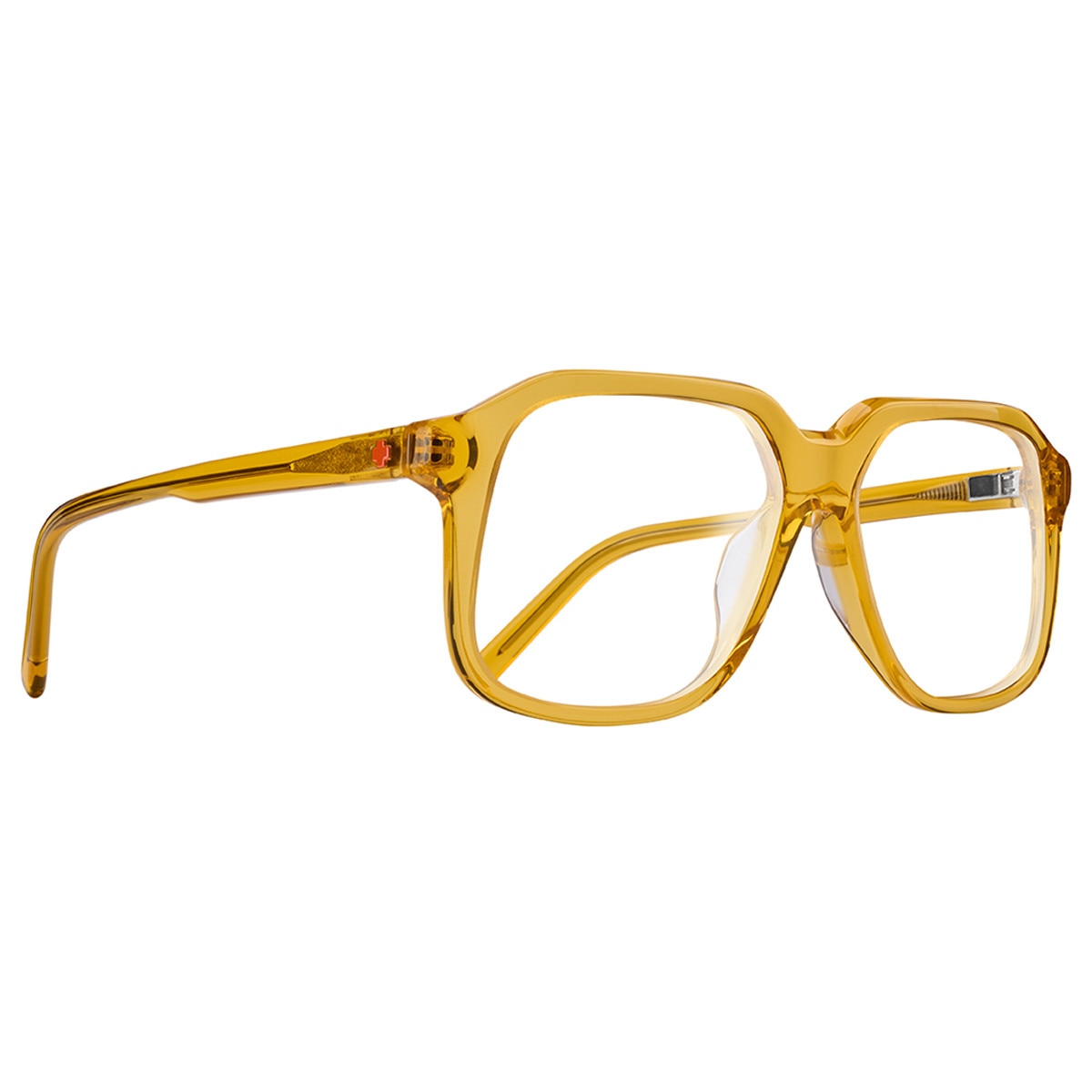 Spy Hot Spot Optical 56 Eyeglasses  Translucent Honey Medium-Large