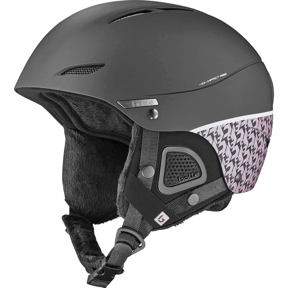 Bolle Juliet Snow Helmet  Black Lilac Matte Small S 52-54