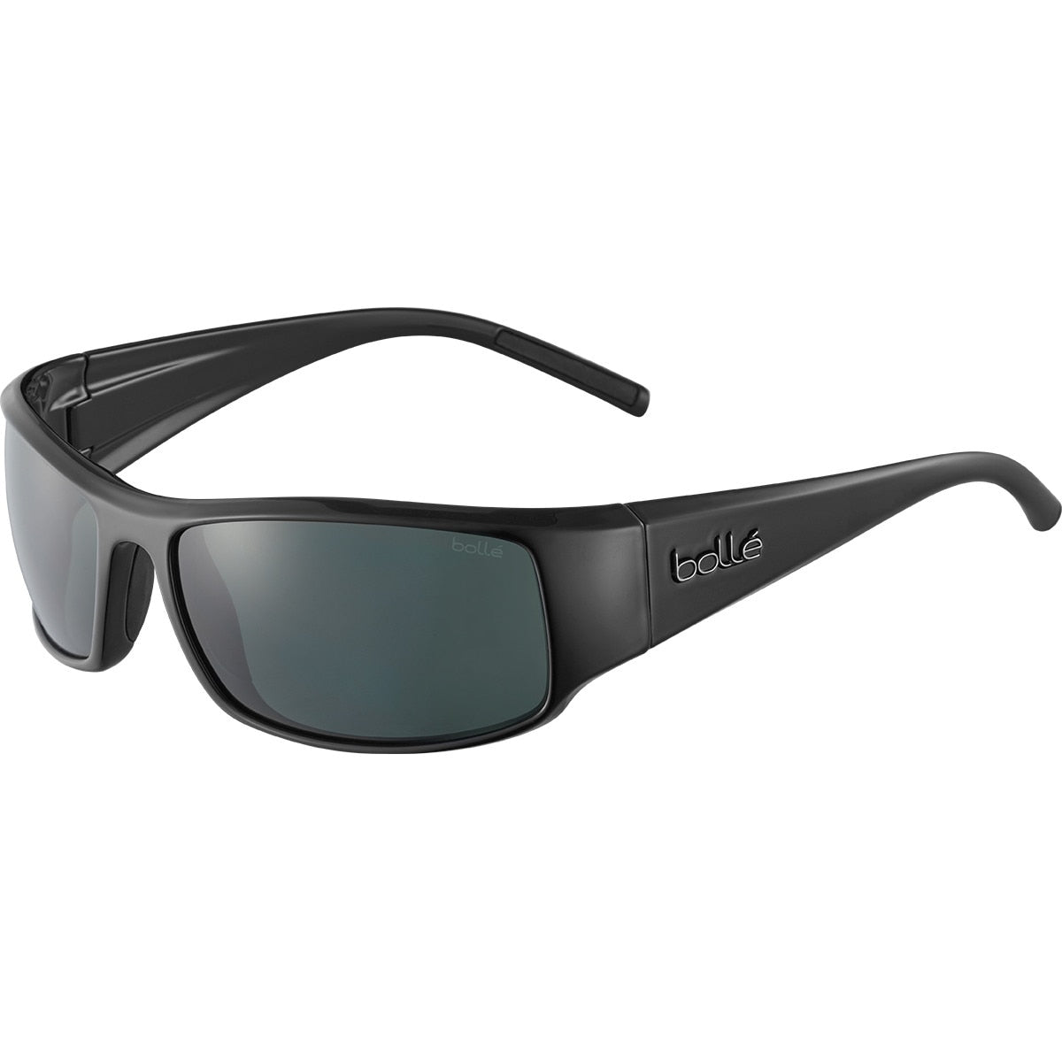 Bolle King Sunglasses  Black Shiny Large