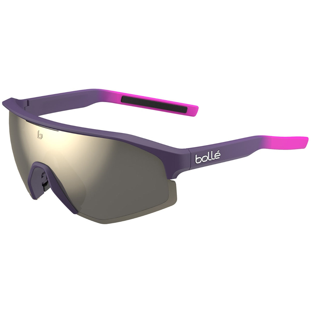 Bolle Lightshifter Sunglasses  Burgundy Pink Matte Small, Medium