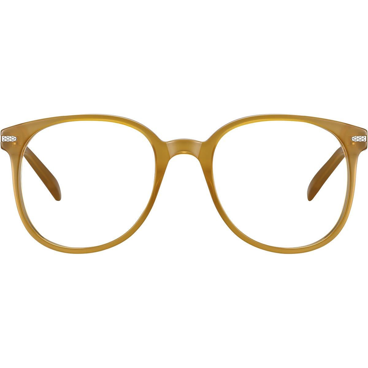 Serengeti Mata Optic Eyeglasses  Shiny Milky Amber Medium