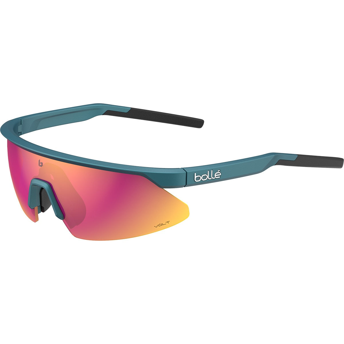 Bolle Micro Edge Sunglasses  Creator Teal Metallic Medium