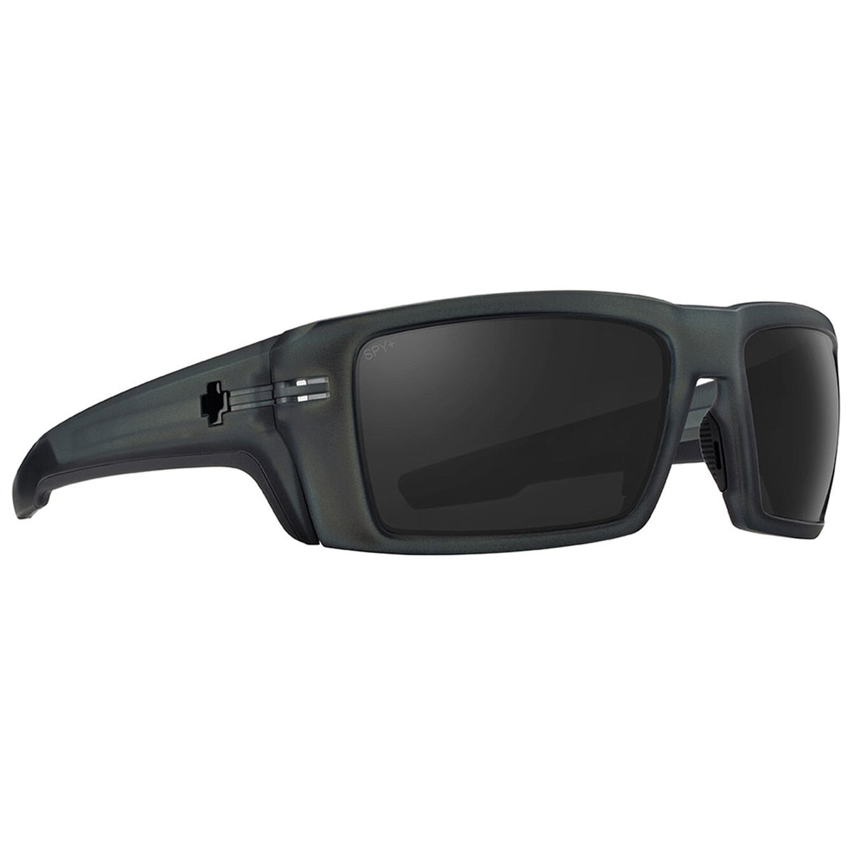 Spy Rebar Ansi Sunglasses  Ansi Rx Matte Translucent Gunmetal Large-Extra Large