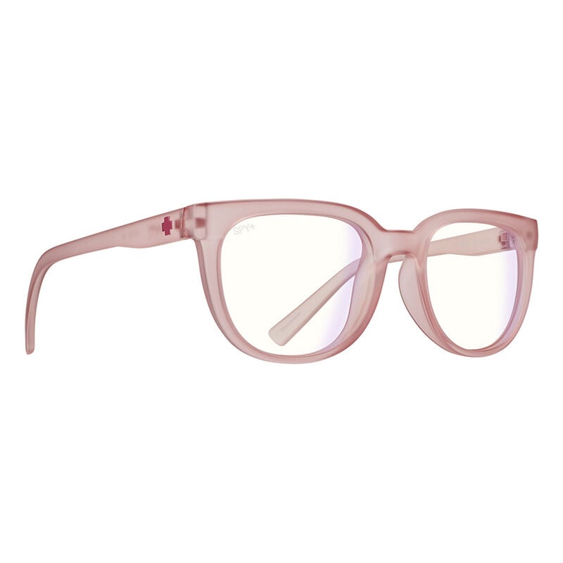 Spy Bewilder Screen Eyeglasses  Matte Translucent Rose Medium