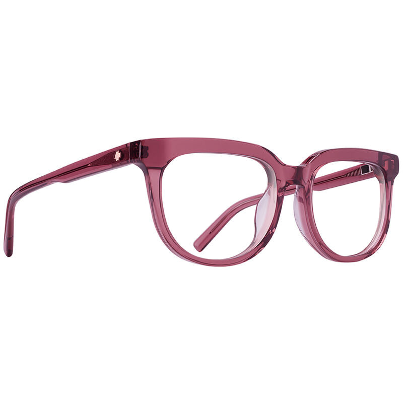 Spy Bewilder Optical 53 Eyeglasses  Translucent Salmon Medium