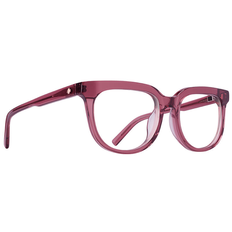 Spy Bewilder Optical 55 Eyeglasses  Translucent Salmon Medium