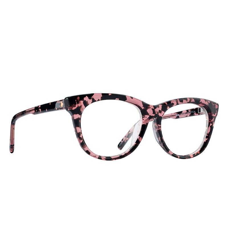 Spy Boundless Optical 53 Eyeglasses  Gloss Peach Pink Tort Medium-Large