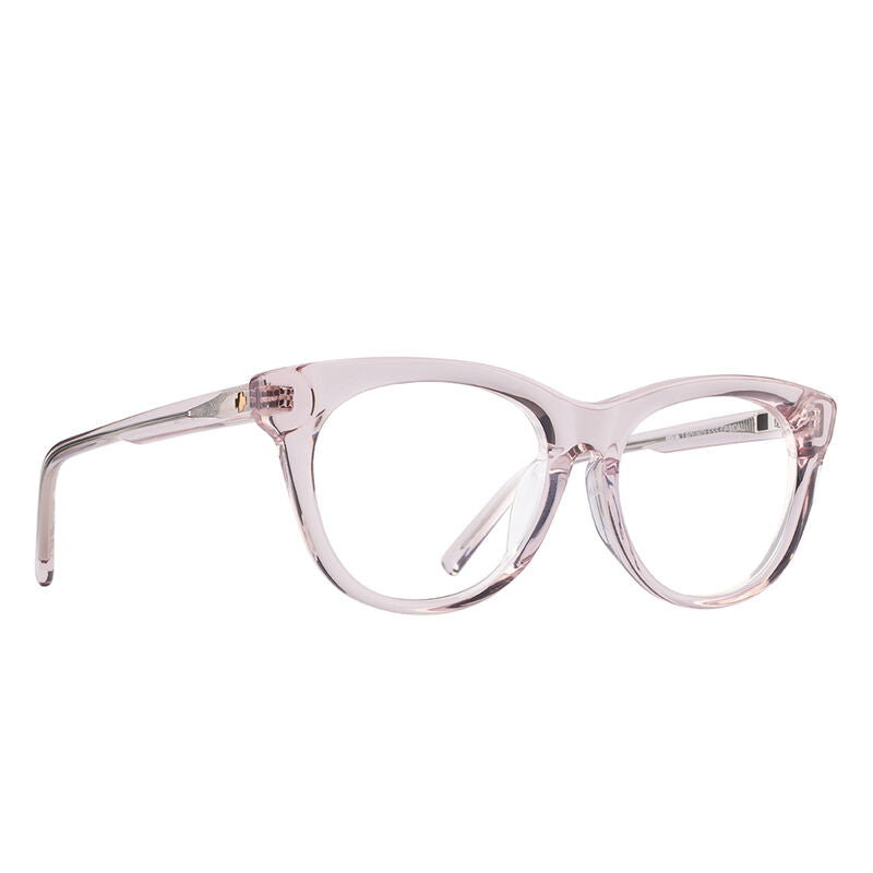 Spy Boundless Optical 53 Eyeglasses  Soft Translucent Blush Medium-Large