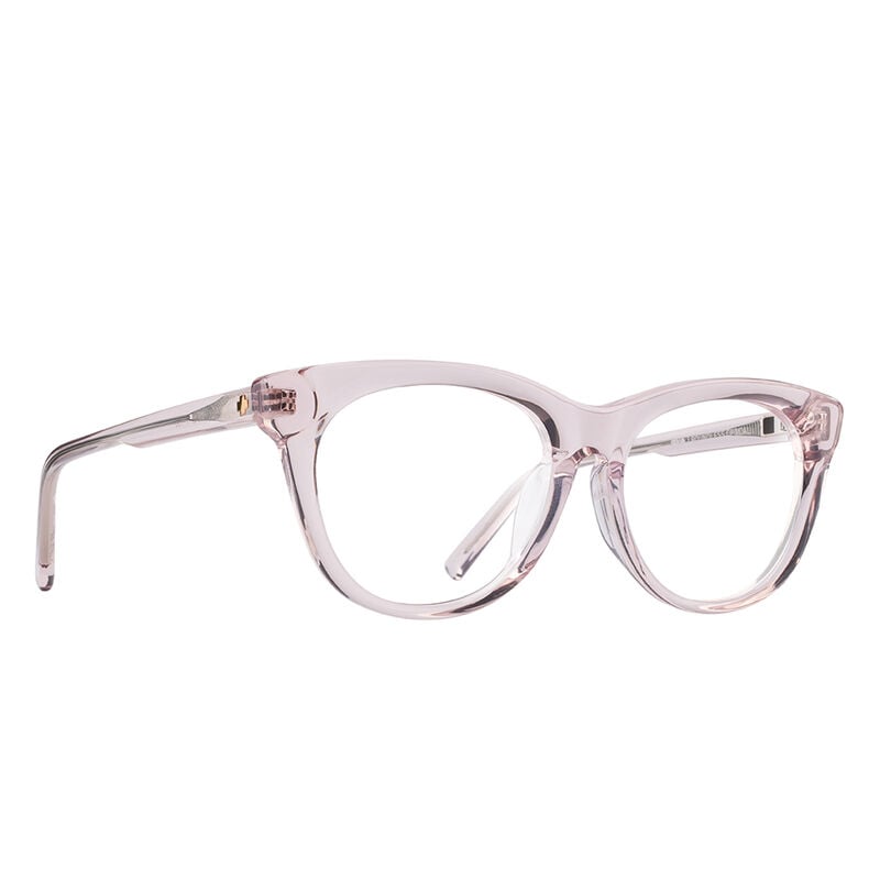 Spy Boundless Optical 55 Eyeglasses  Soft Translucent Blush Medium-Large