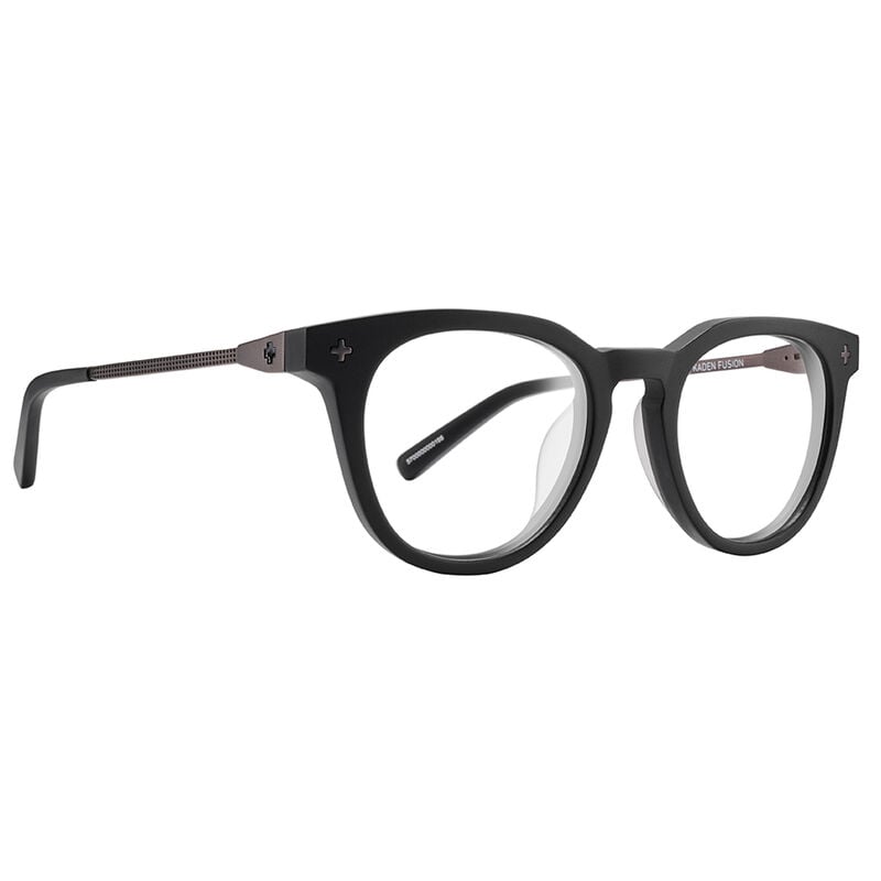 Spy Kaden Fusion 50 Eyeglasses  Matte Black Brushed Black Medium-Large