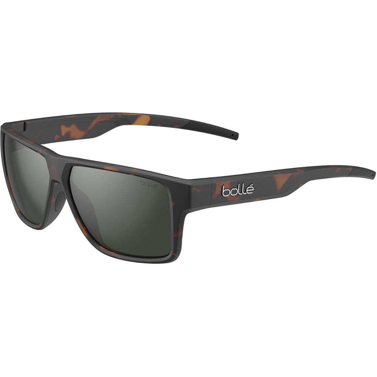 Bolle Temper Sunglasses  Dark Tortoise Matte Medium-Large