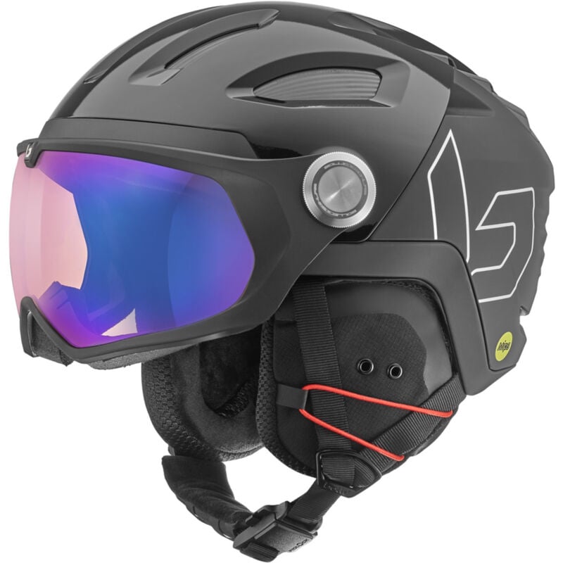 Bolle V-ryft Mips Snow Helmet  Black Shiny Small S 52-55