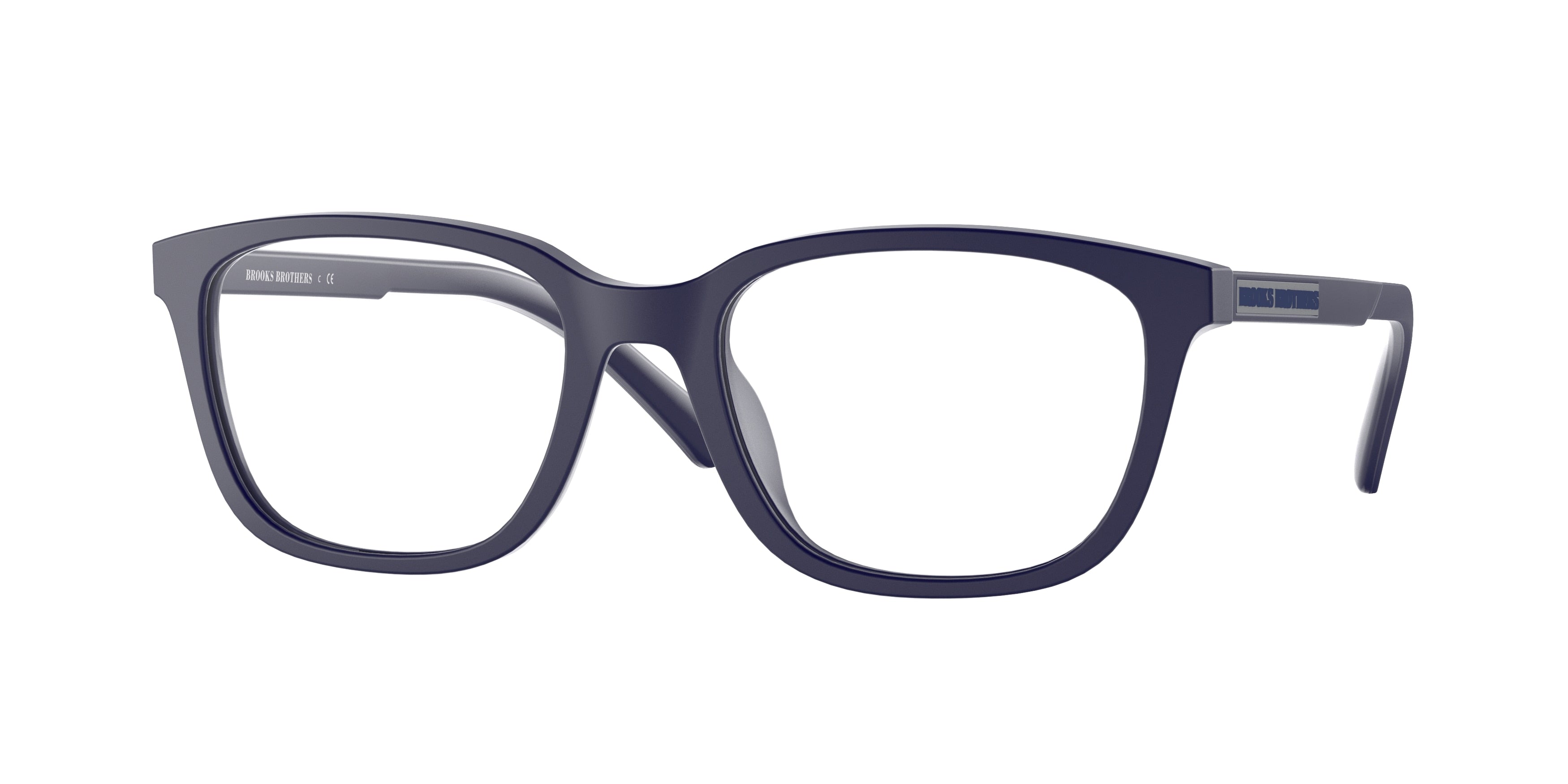 Brooks Brothers BB2051 Pillow Eyeglasses  6037-Matte Navy 56-145-19 - Color Map Blue