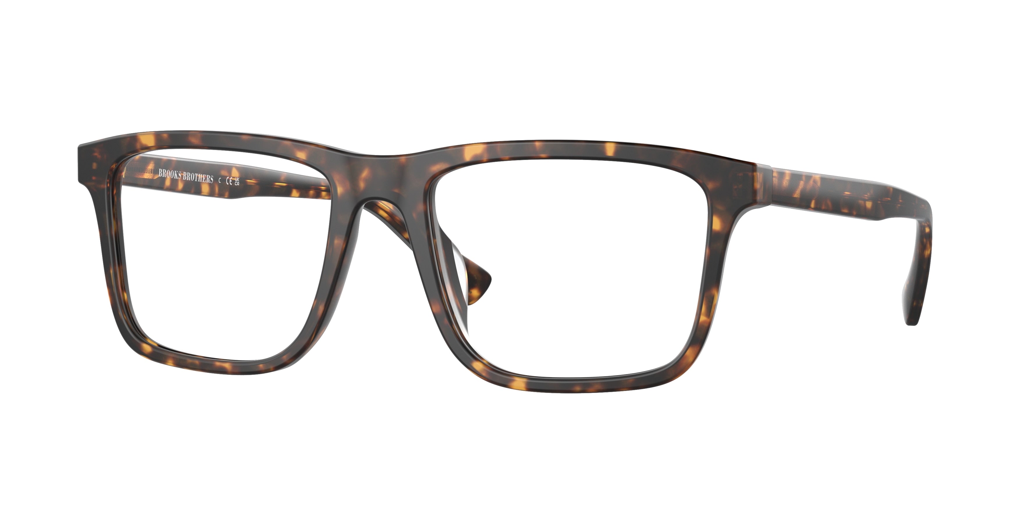 Brooks Brothers BB2062U Square Eyeglasses  6161-Dark Tortoise 55-145-19 - Color Map Tortoise