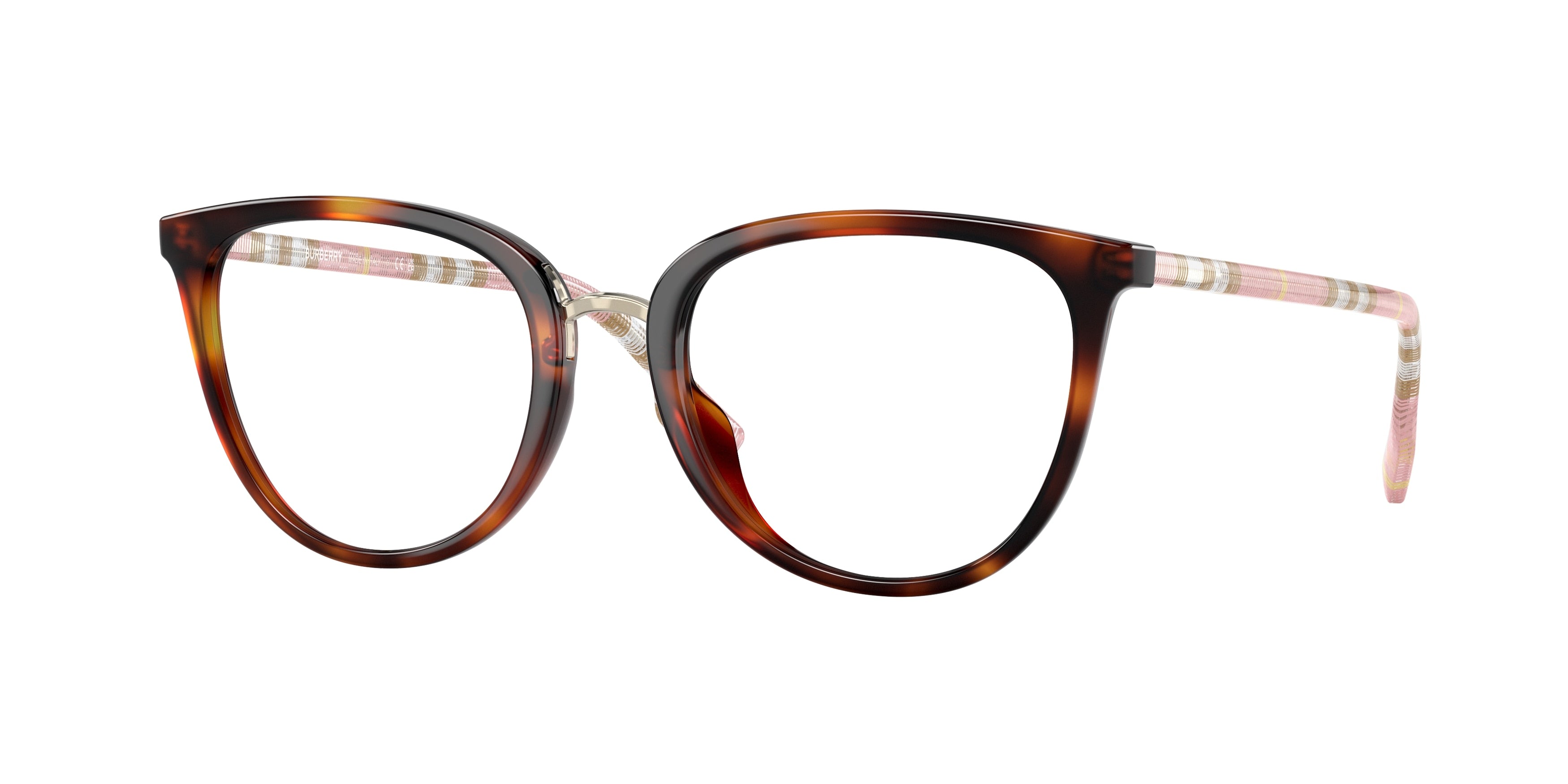 Burberry KATIE BE2366U Cat Eye Eyeglasses  4019-Light Havana 51-140-19 - Color Map Tortoise