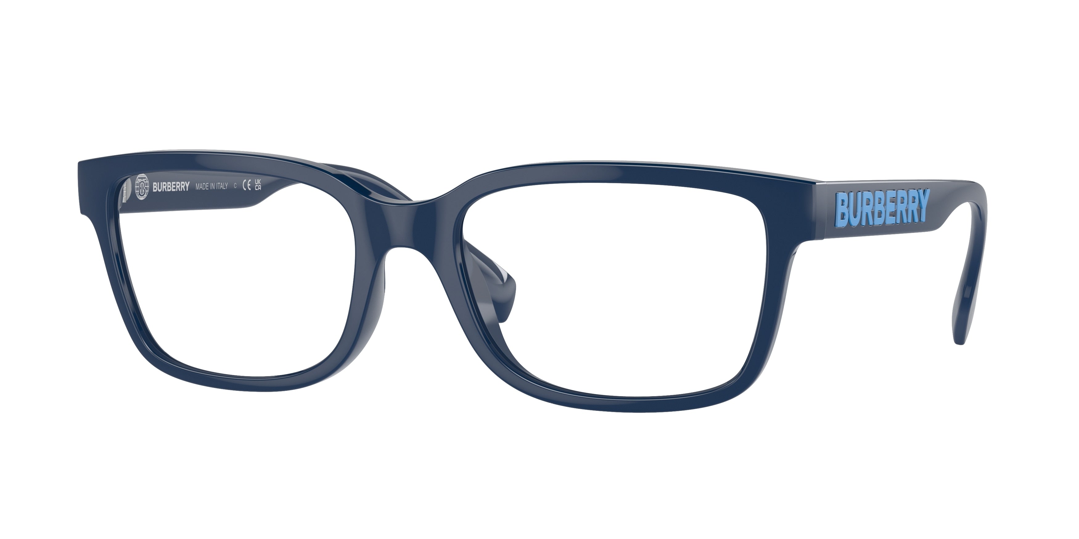 Burberry CHARLIE BE2379U Square Eyeglasses  4058-Blue 57-145-19 - Color Map Blue